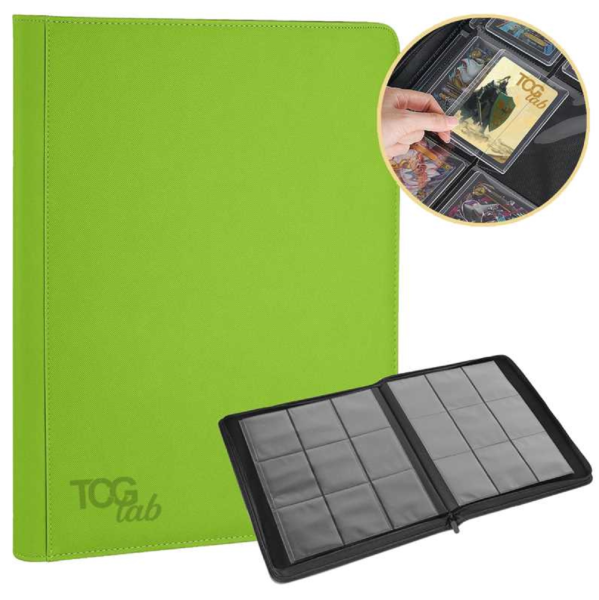 TcgLab Album Toploader 9 Pocket 252 toploader (Green)