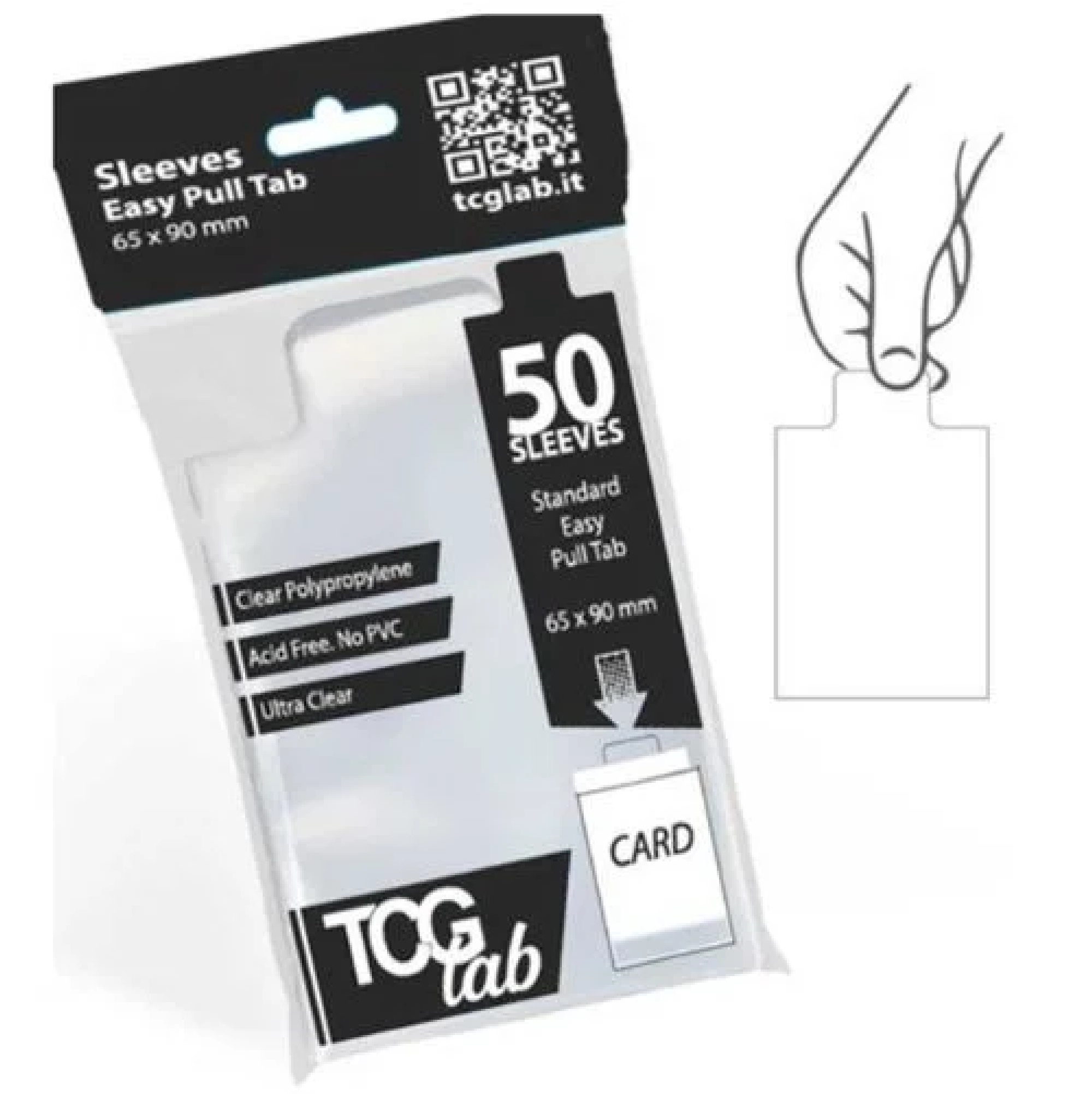 TCG Lab - Easy Pull Sleeves - Ultra Clear