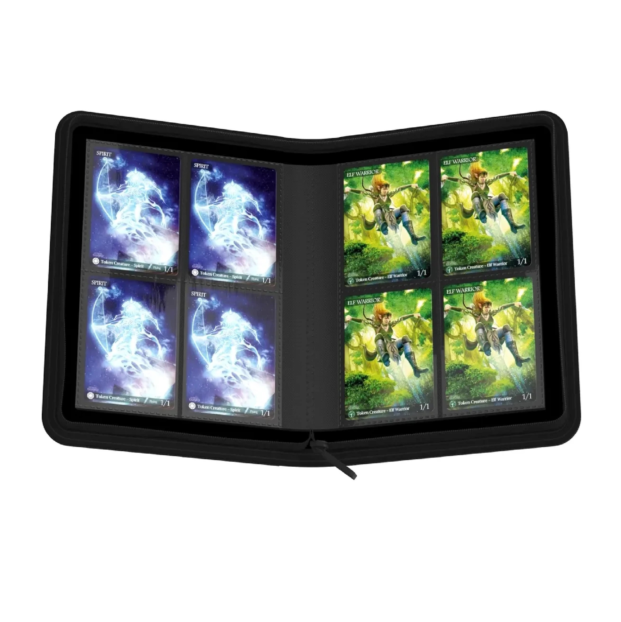 Ultimate Guard - Zipfolio 160 8-Pocket Xenoskin - Black