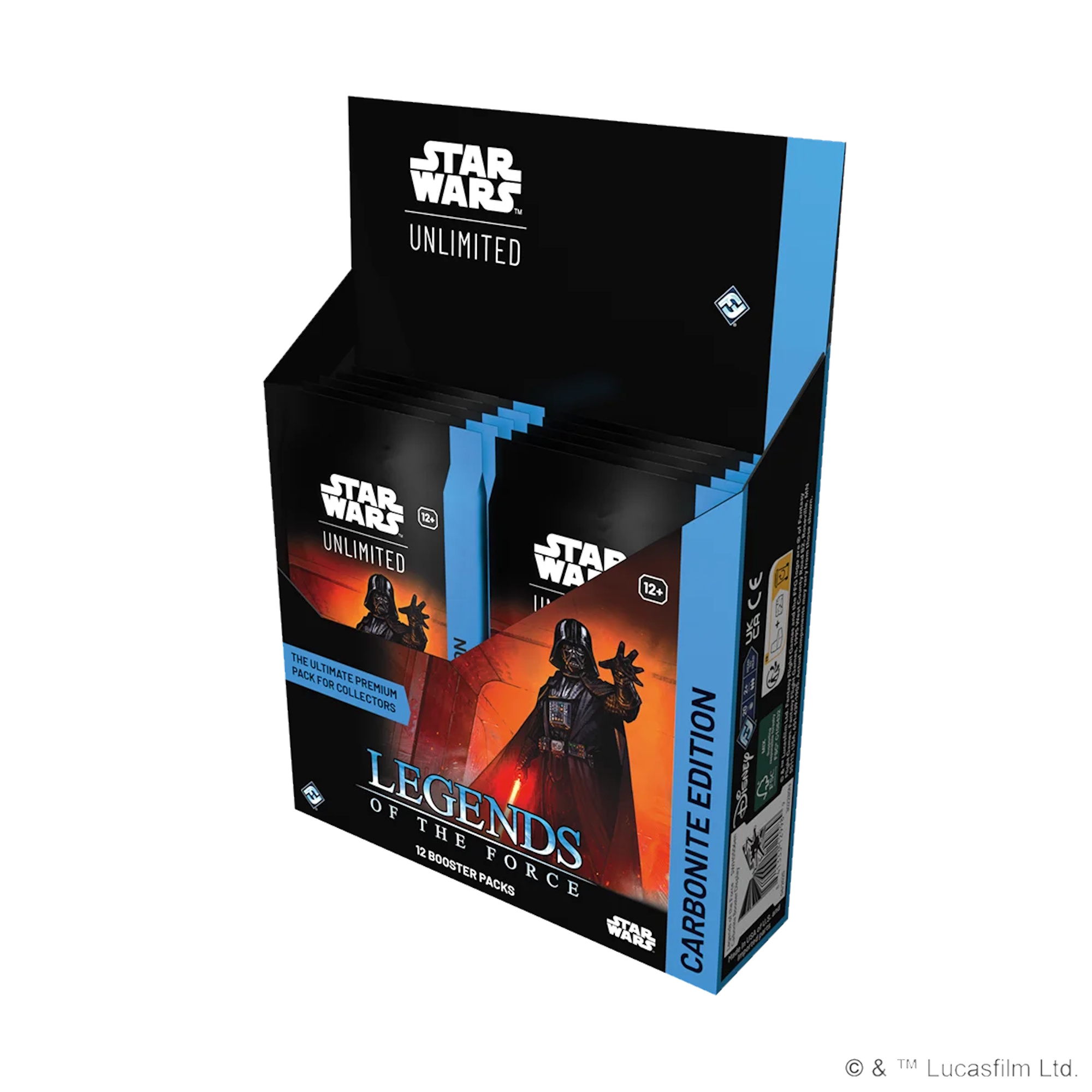 Star Wars Unlimited - Legenden der Macht - Carbonite Booster Display (Englisch)