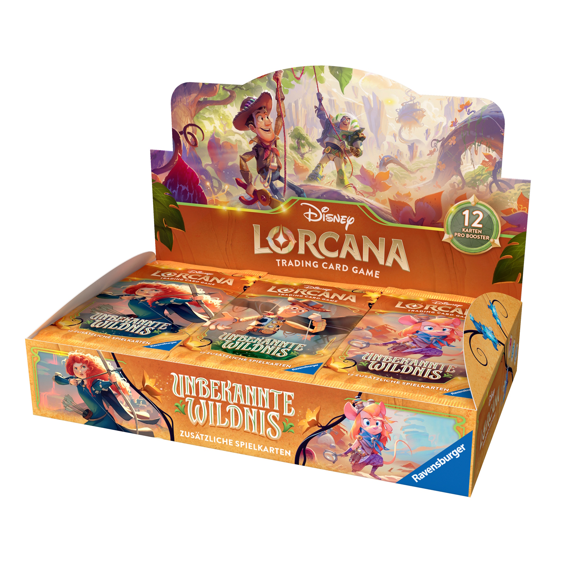 Disney Lorcana - Unbekannte Wildnis Display (Deutsch)
