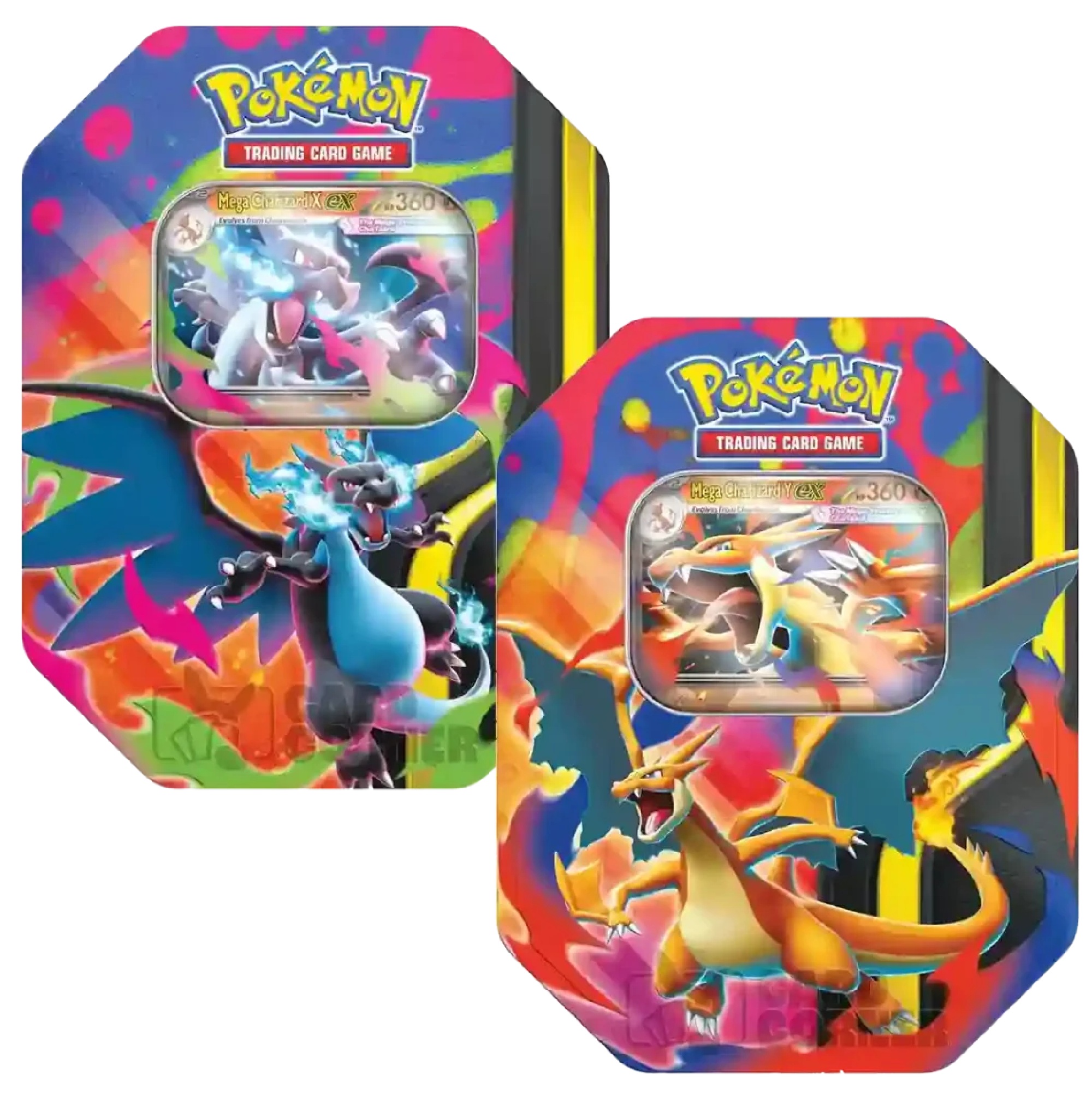 Pokemon Mega Charizard EX Tin Box sortiert (Englisch)