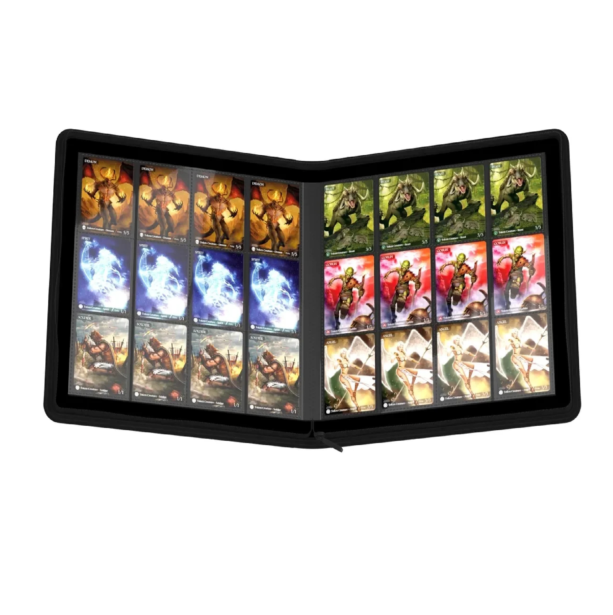 Ultimate Guard - Zipfolio 480 24-Pocket Xenoskin - Black