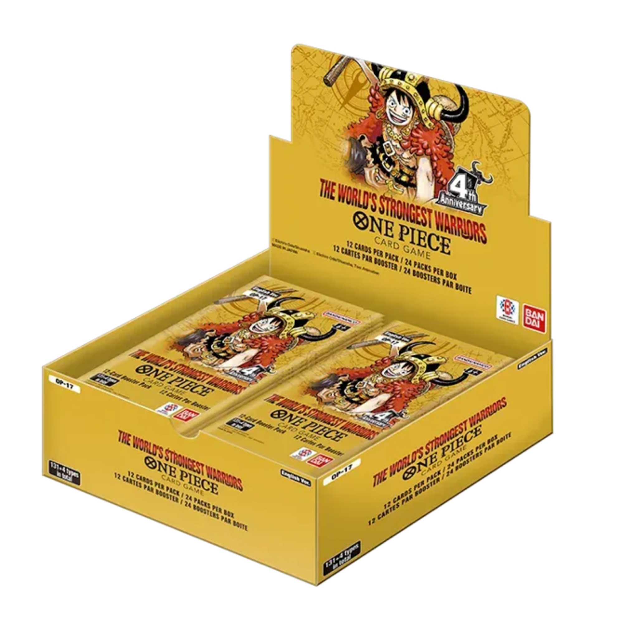 One Piece The World’s Strongest Warriors Display OP-17 (Englisch)