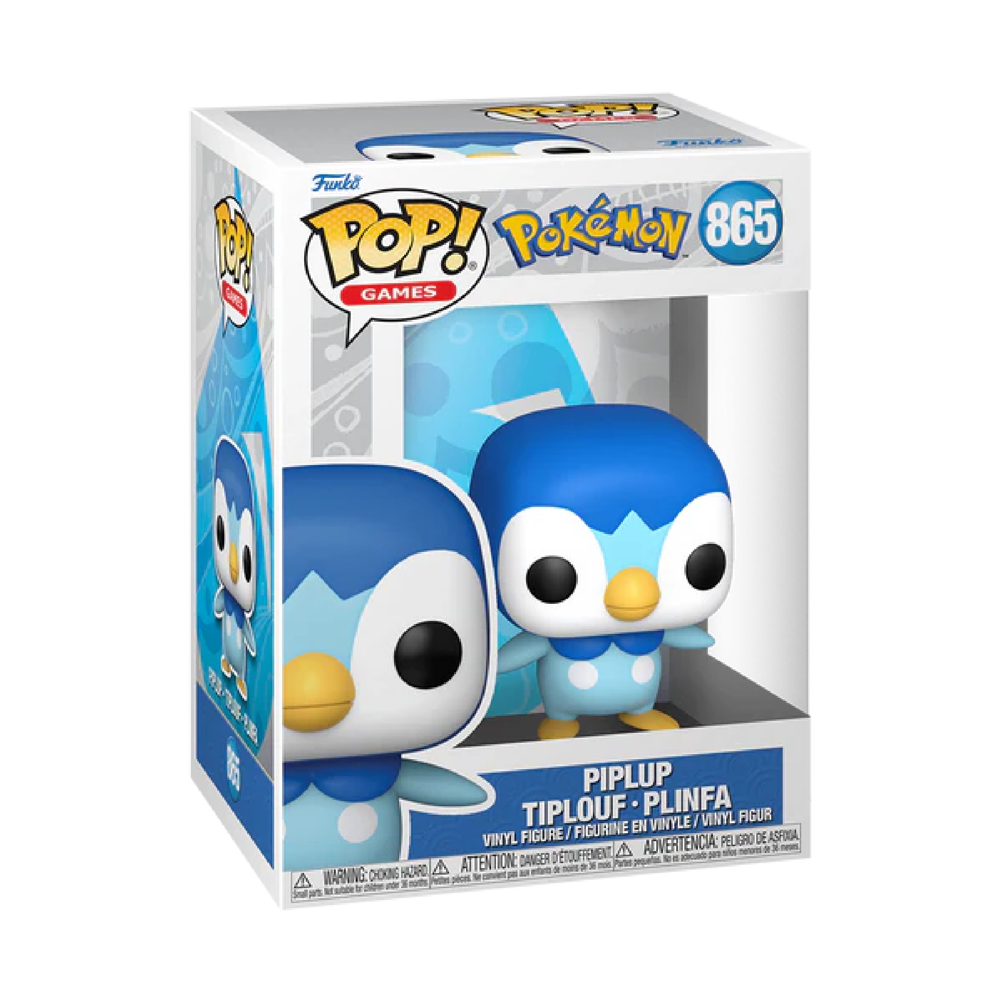 Pokemon Funko POP! - Piplup Tiplouf - Plinfa (865)