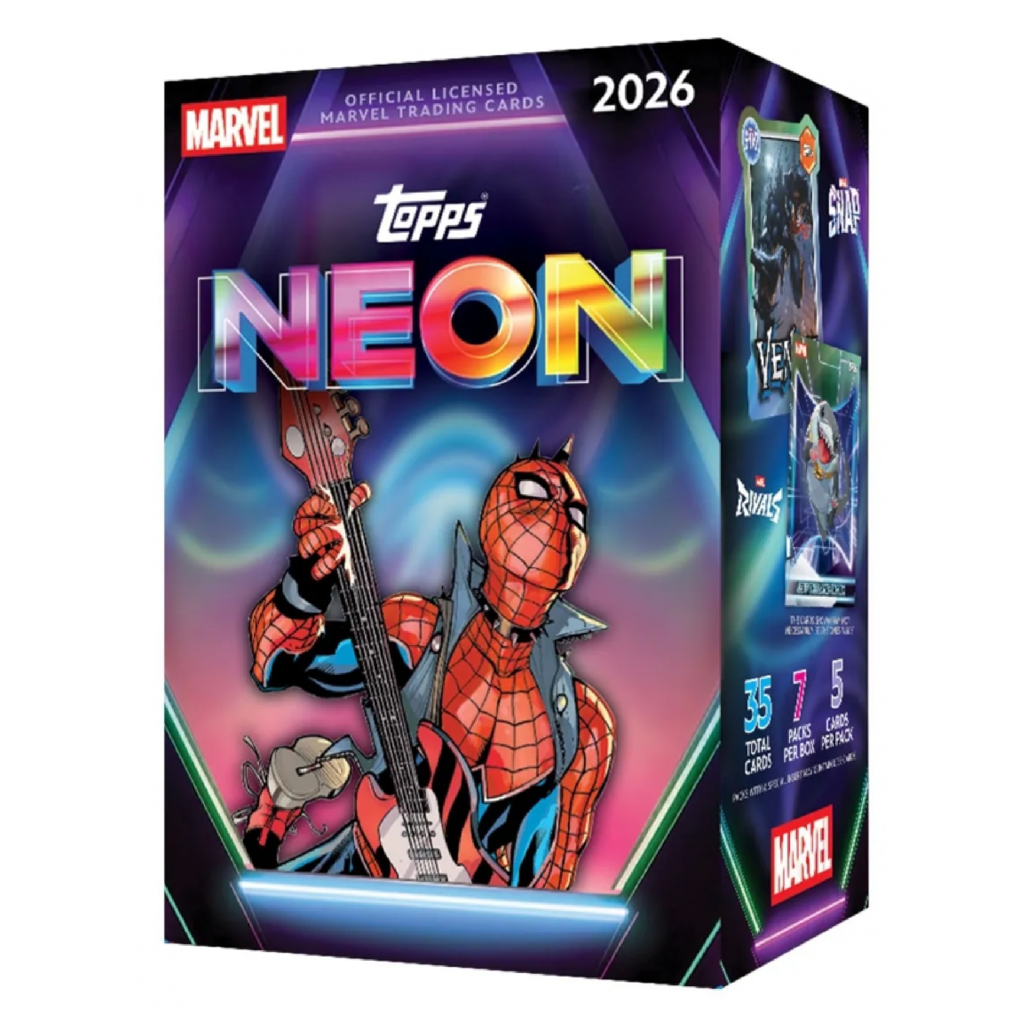 Topps 2026 Marvel Neon - Value Box (englisch)