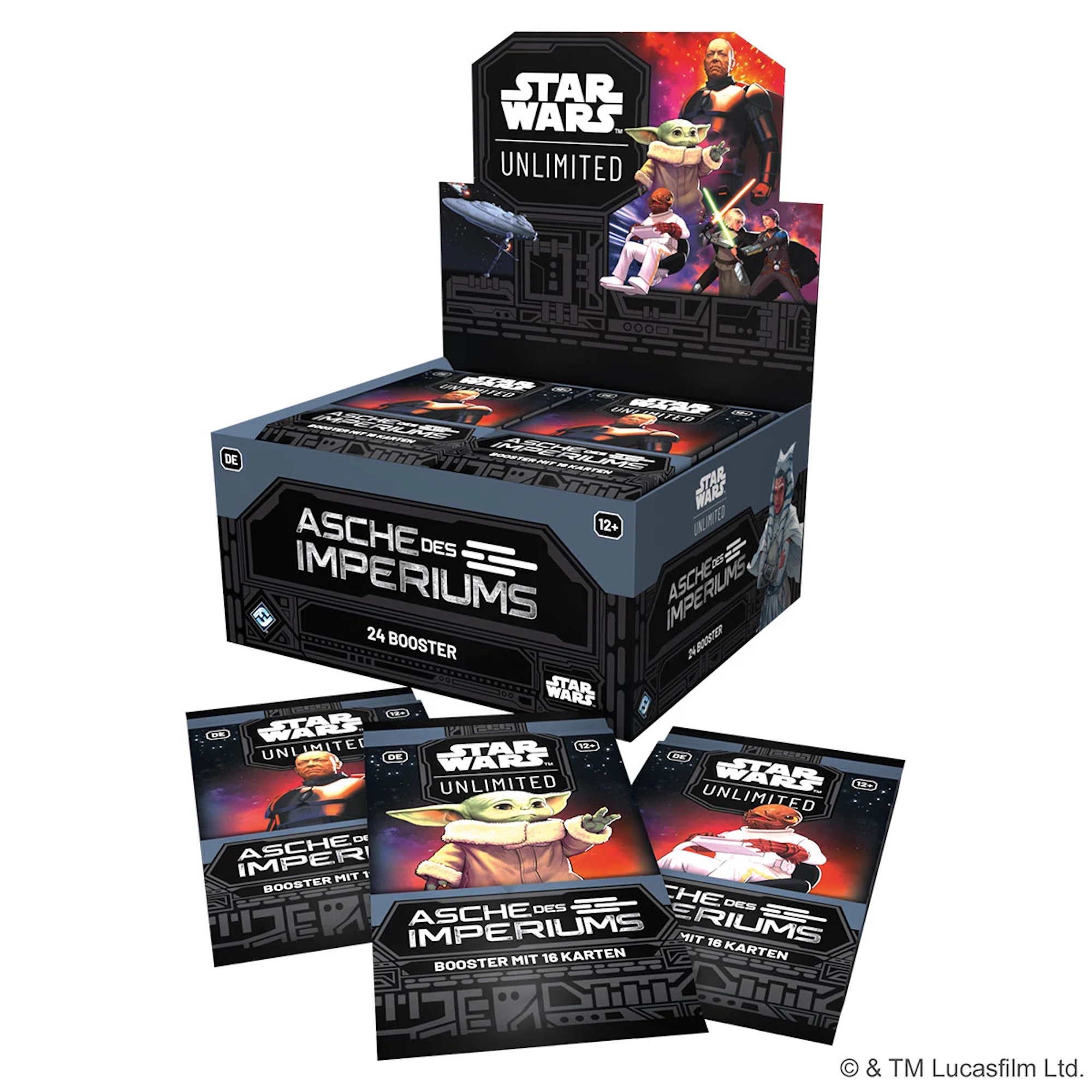 Star Wars Unlimited Asche des Imperiums Booster Display (Deutsch)