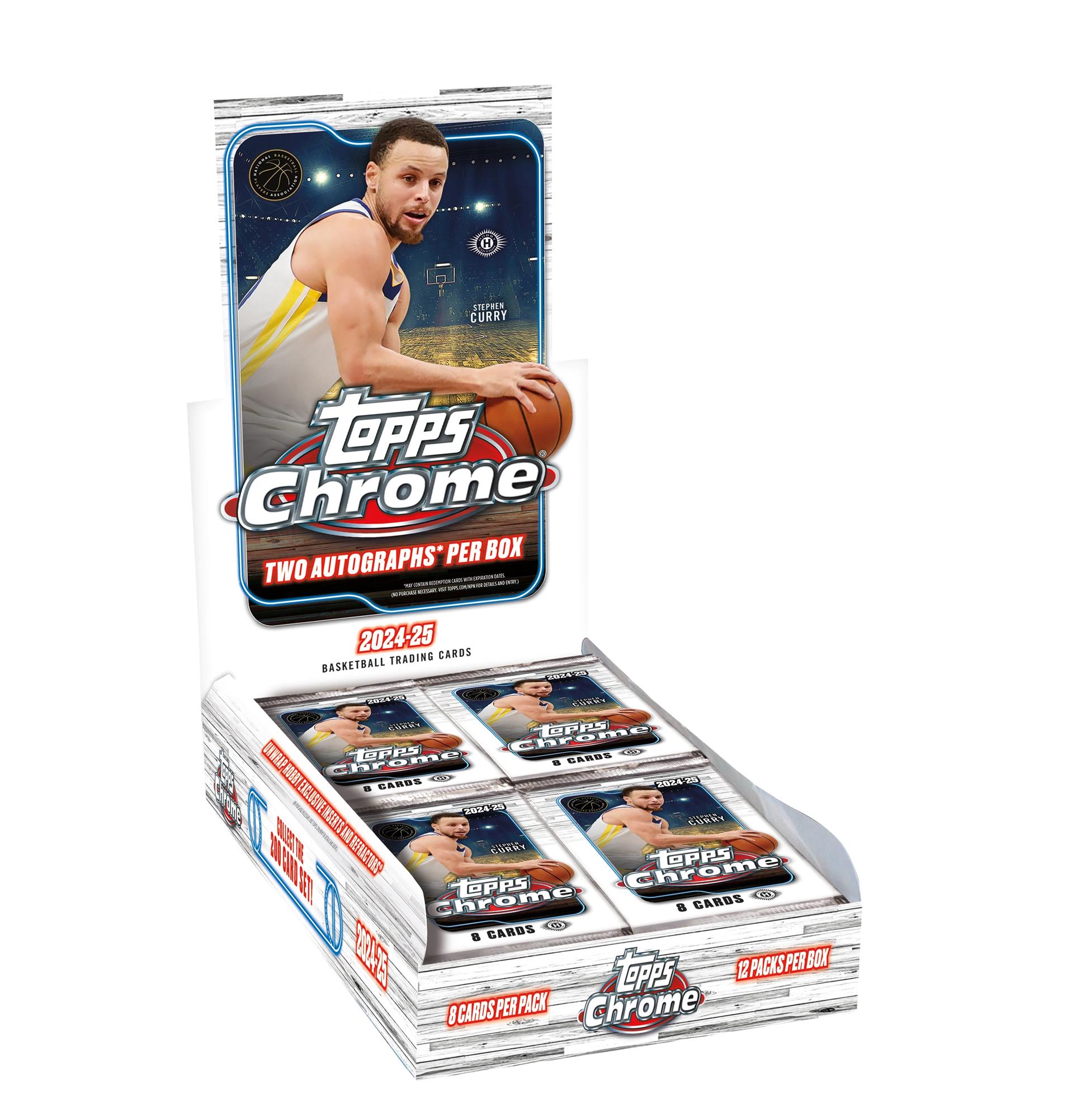 2024/25 Topps Chrome Basketball - Hobby Box