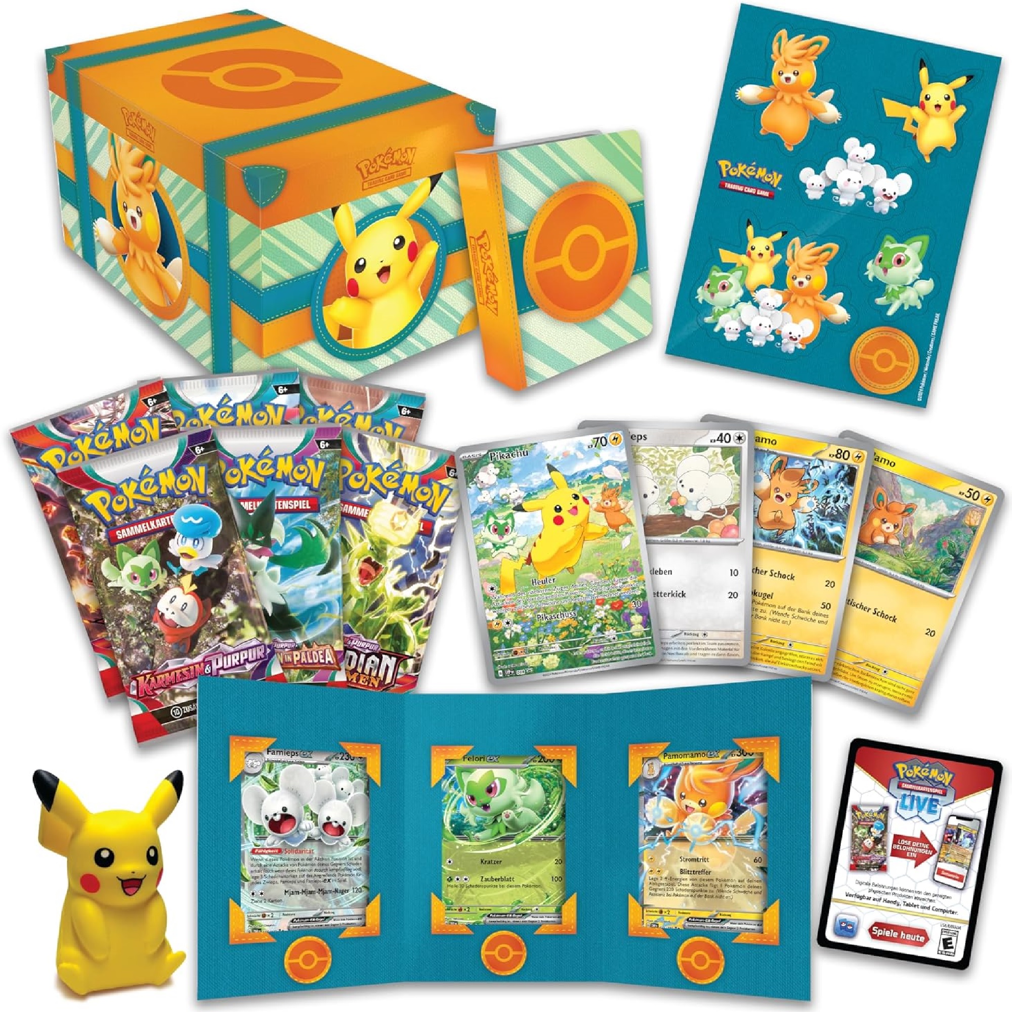 Pokemon Paldea Abenteuerkoffer 2024 Deutsch