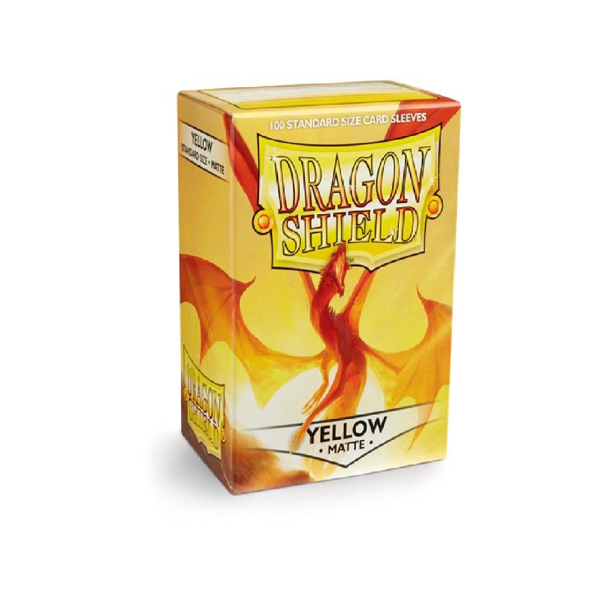 Dragon Shield Standard Sleeves - Matte Yellow (100)