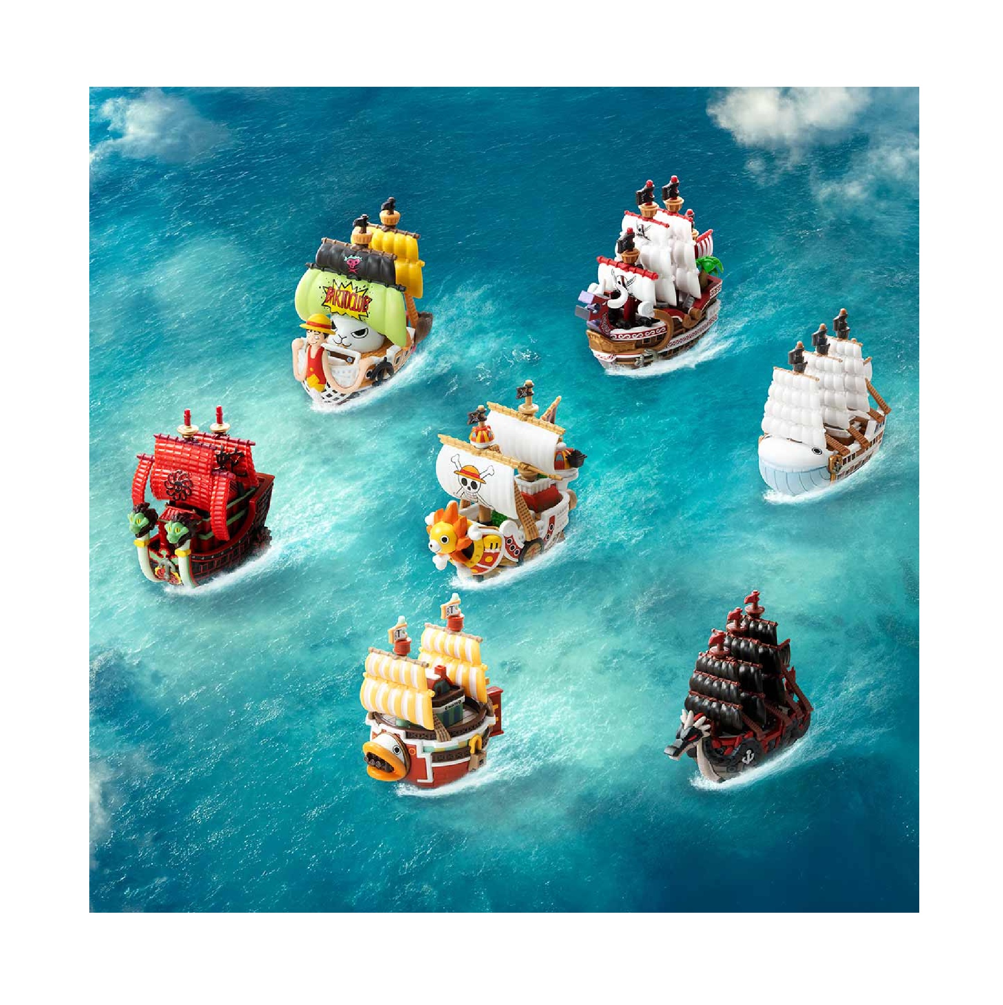 POP Mart Blind Box - One Piece The Grand Line Model Vehicles Series