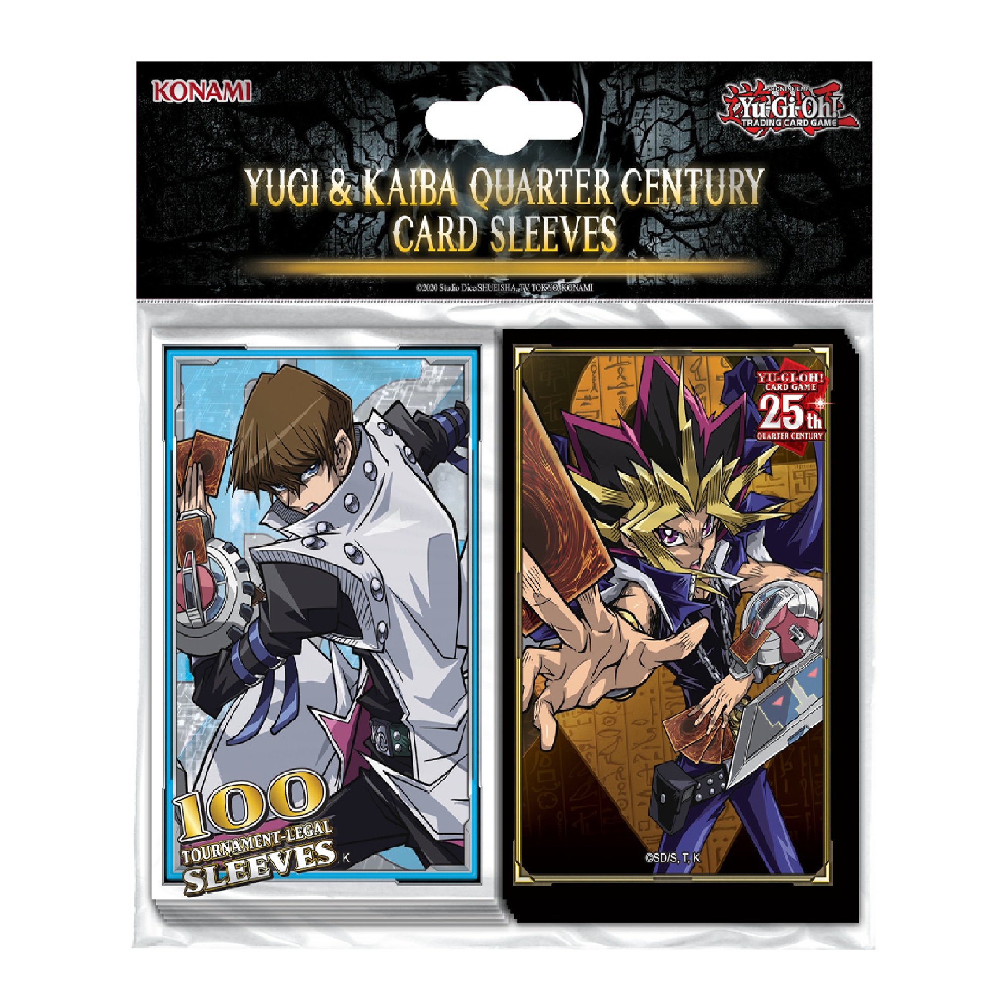 Yu-Gi-Oh! Yugi & Kaiba Card Sleeves (100)
