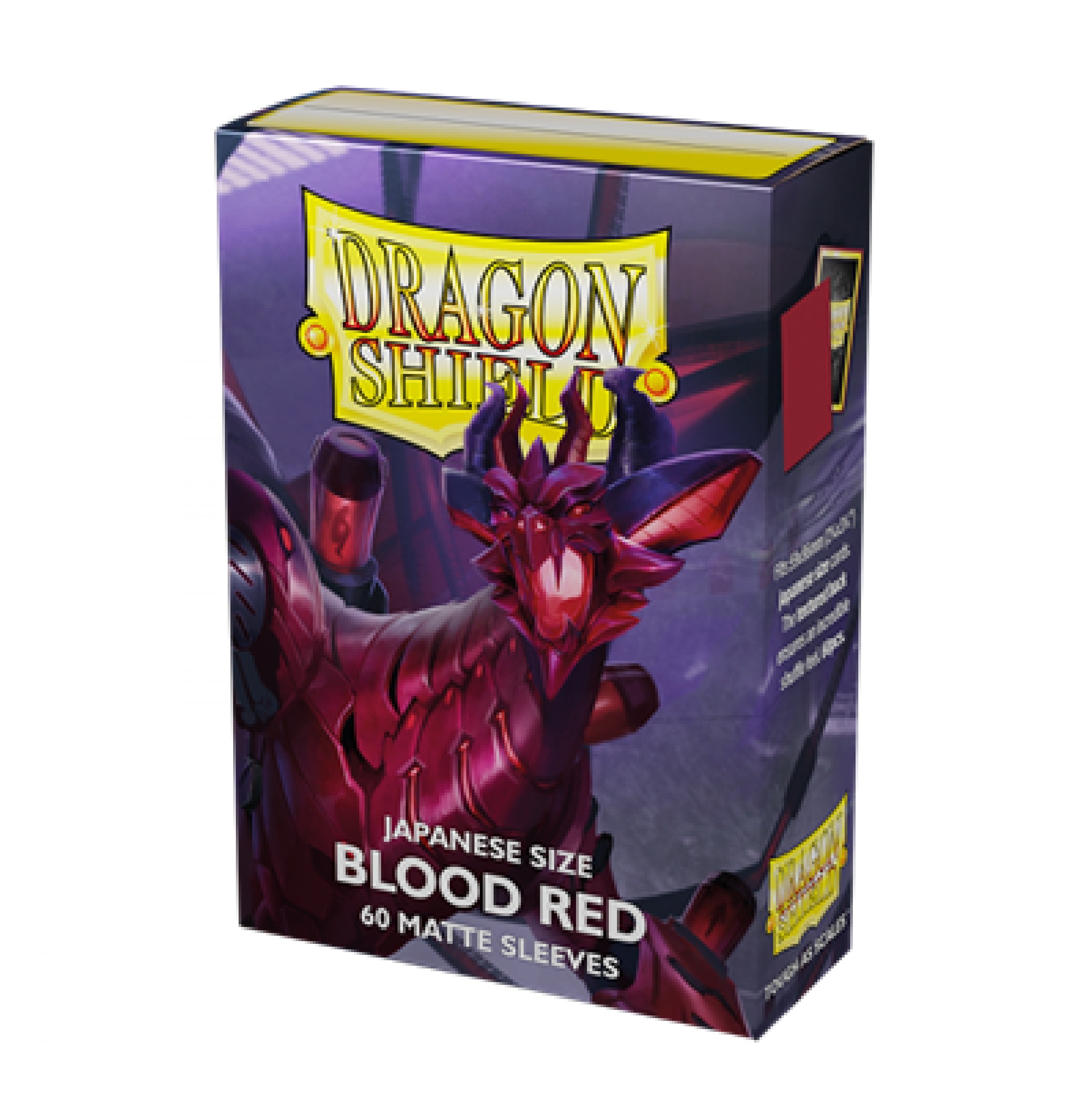 Dragon Shield Japanese Matte Sleeves - Blood Red 'Juusouken'