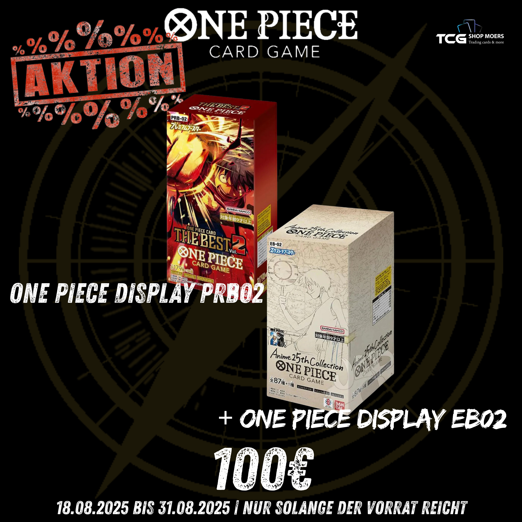 One Piece 1 x prb02 und 1 Display EB02 in japanisch