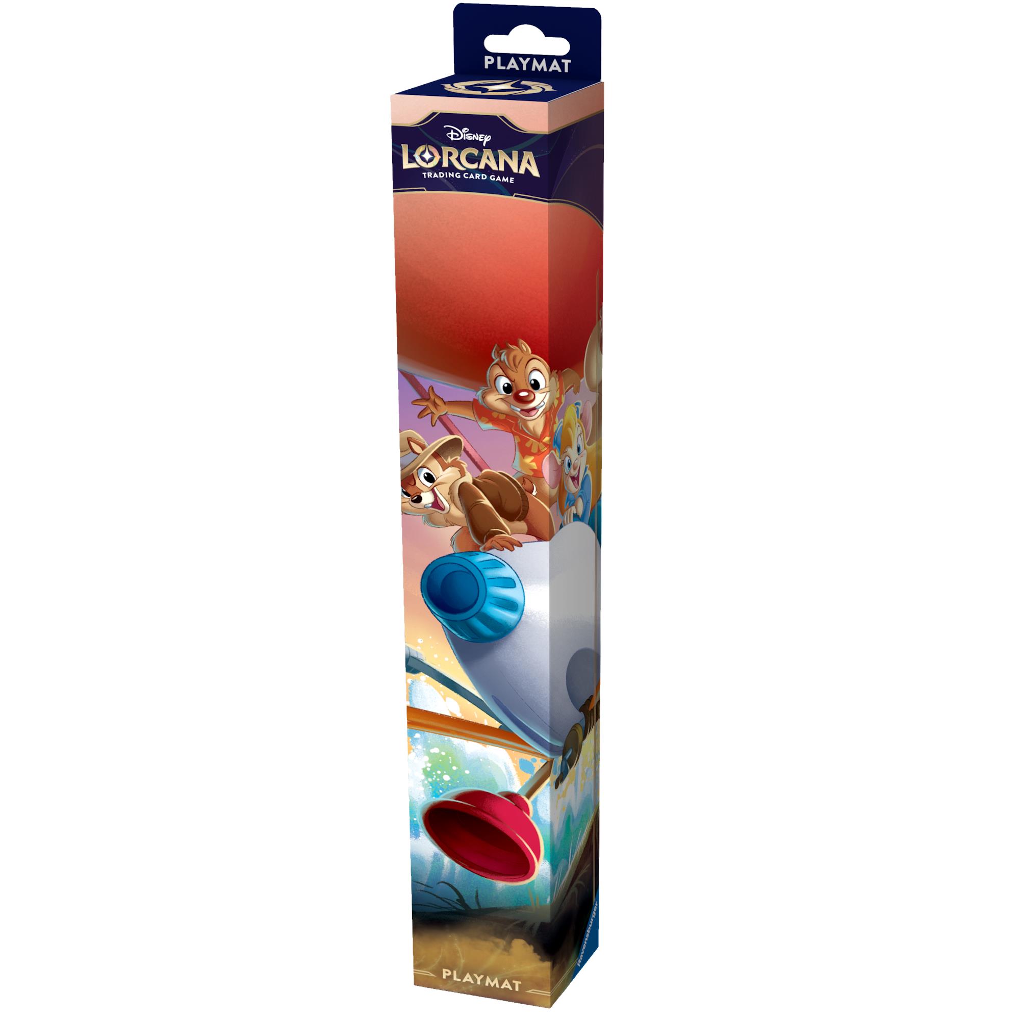 Disney Lorcana Spielmatte Rettungstruppe! Auf Geht's!