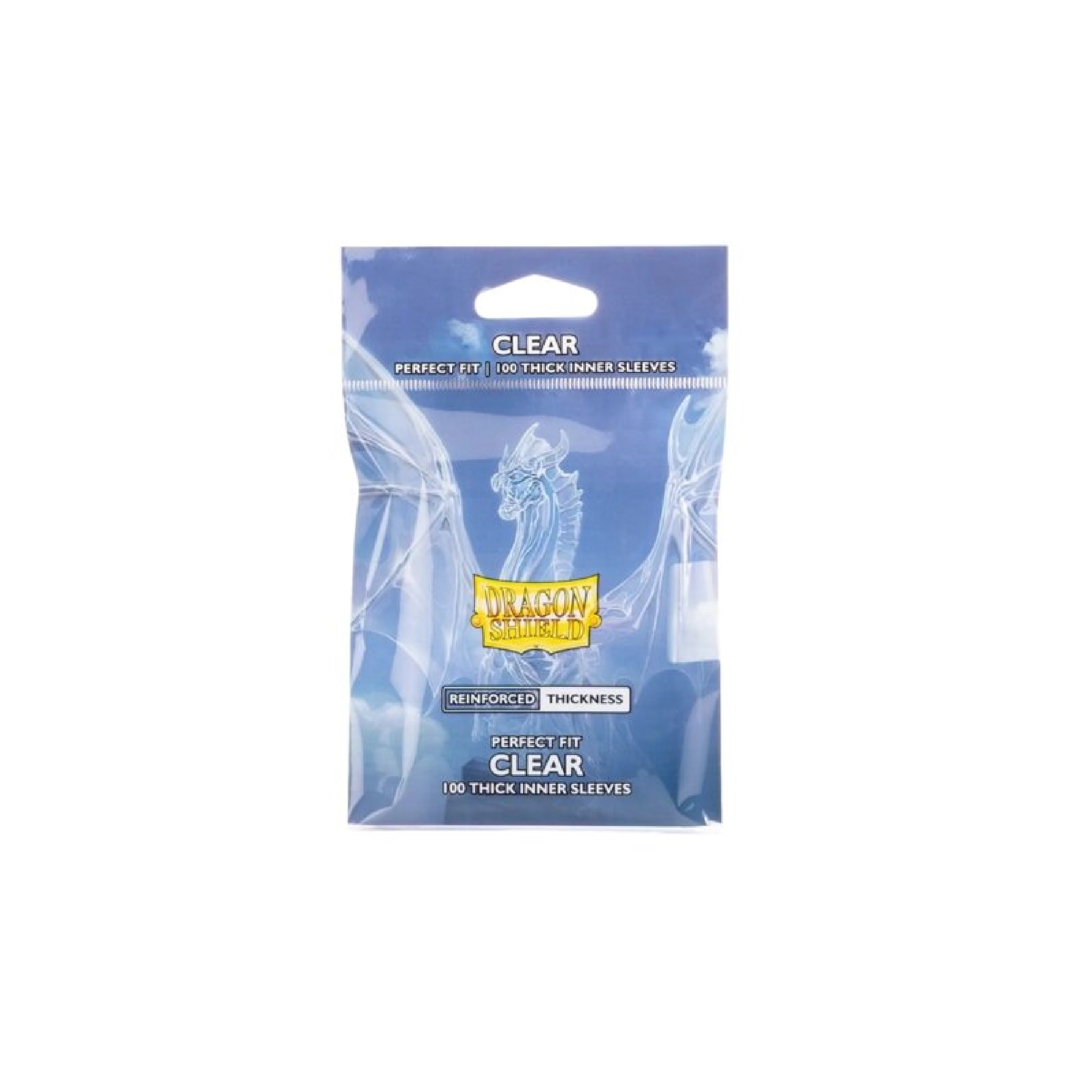 Dragonshield Standard Size Perfect Fit Thick Inner Sleeves Clear (100)