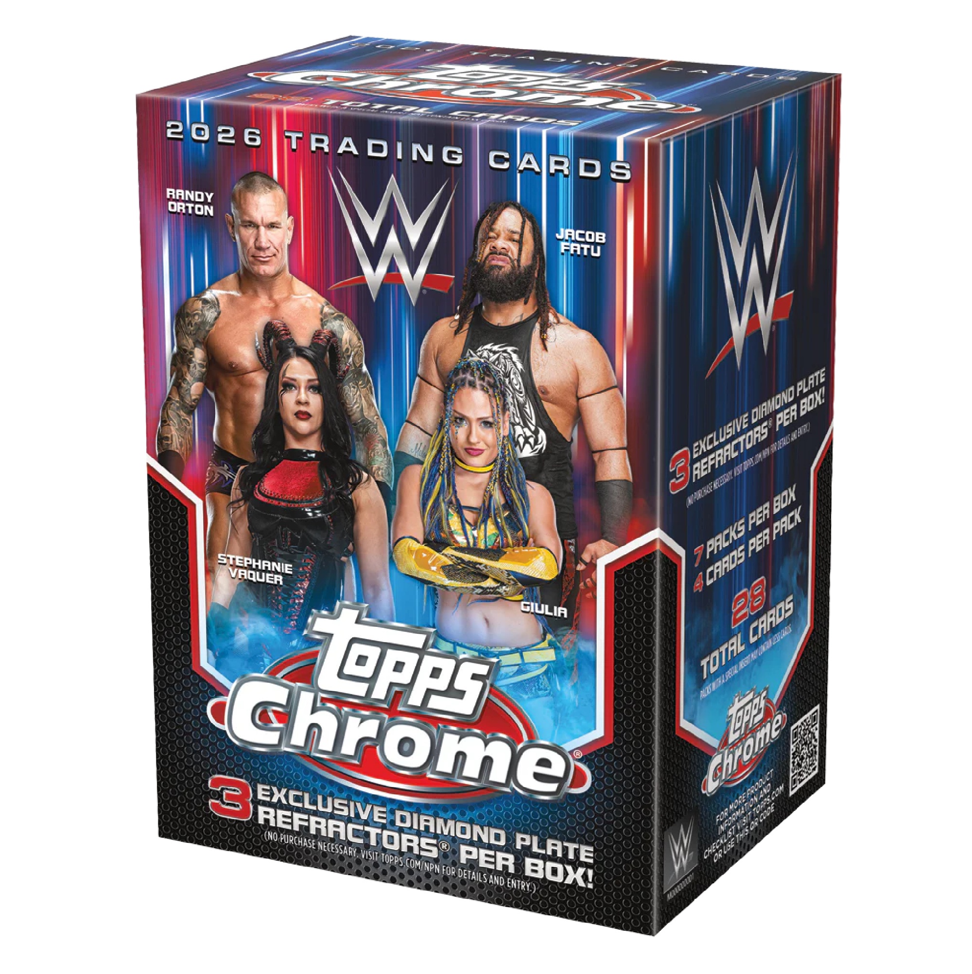 2026 Topps Chrome WWE Value Box Englisch
