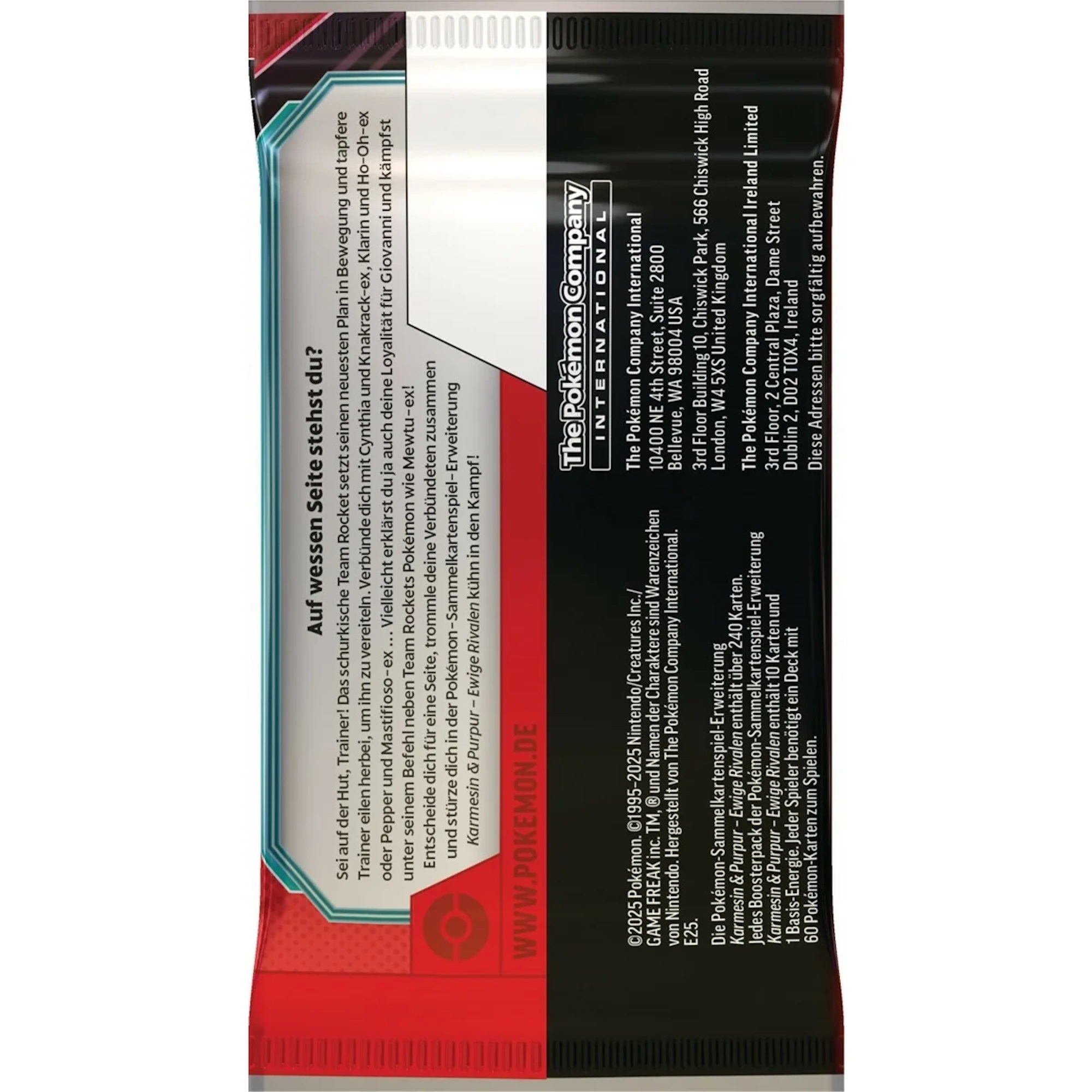 Pokemon KP10 Ewige Rivalen Top Trainer Box (Deutsch)