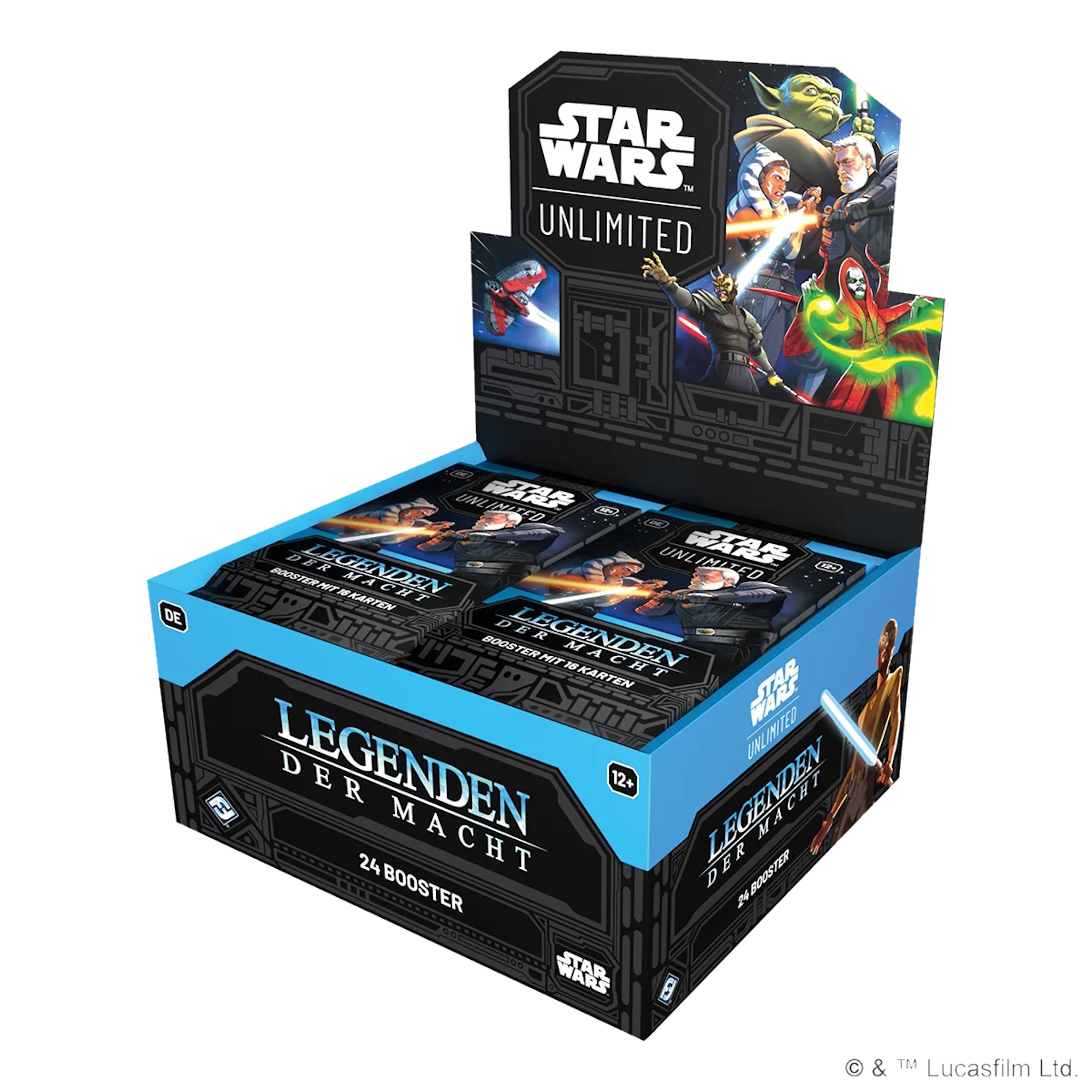 Star Wars Unlimited - Legenden der Macht - Booster-Display (DE)