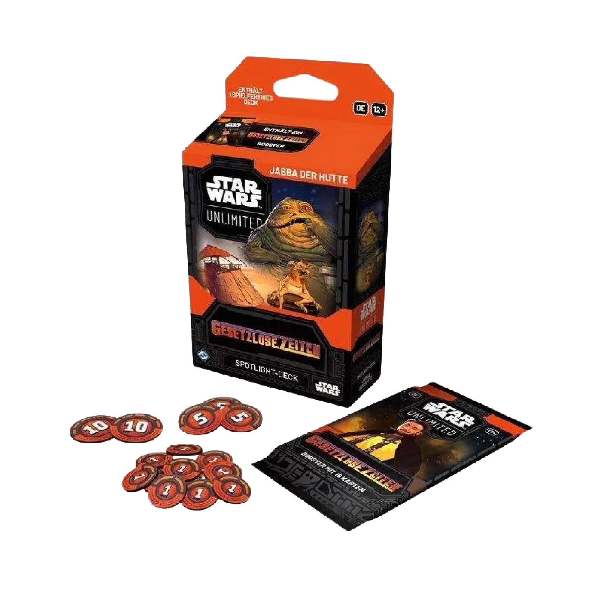 Star Wars Unlimited – Gesetzlose Zeiten Jabba der Hutte Spotlight-Deck (Deutsch)
