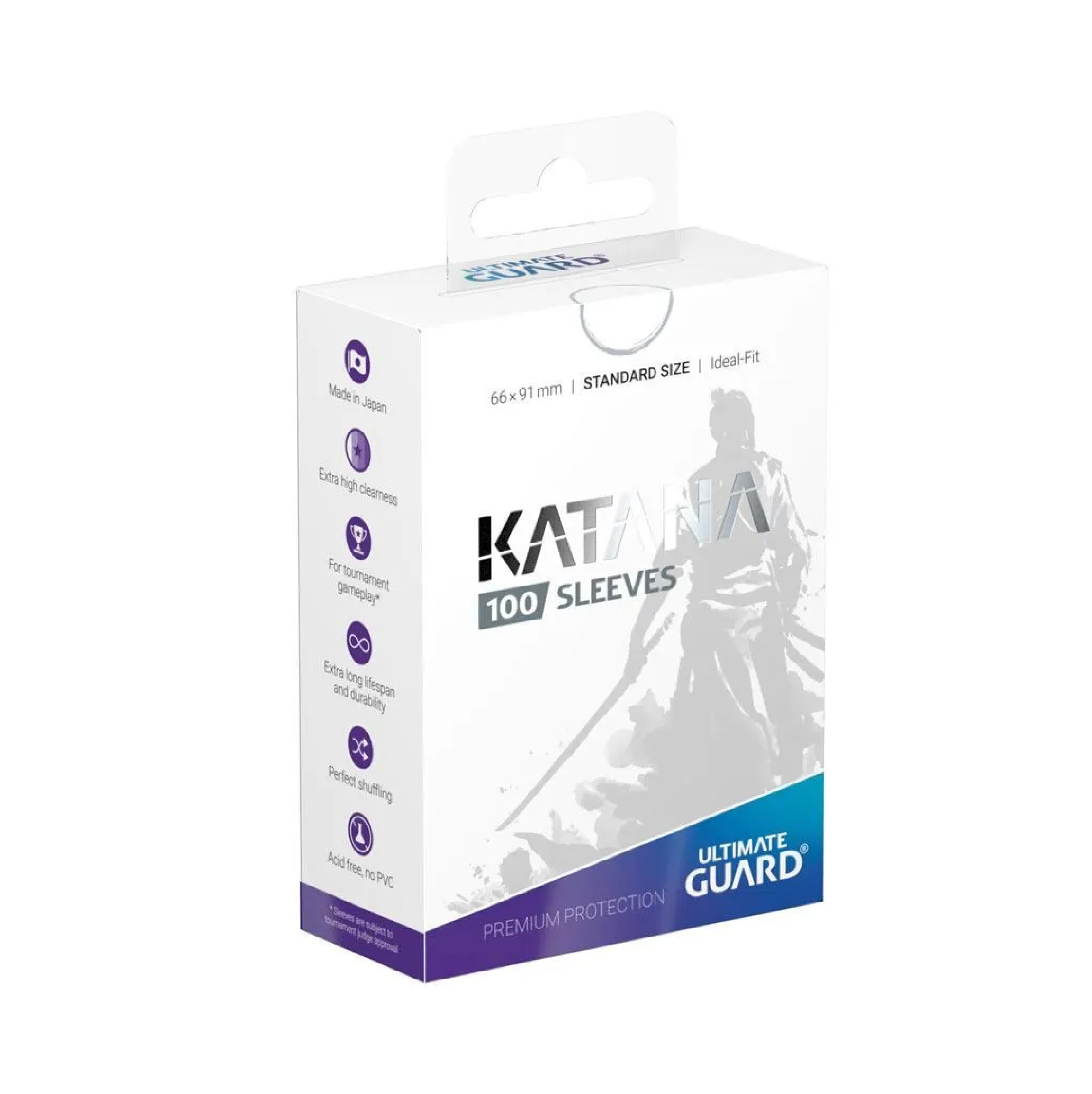 UG Katana Sleeves Standard Weiss 100 ct.