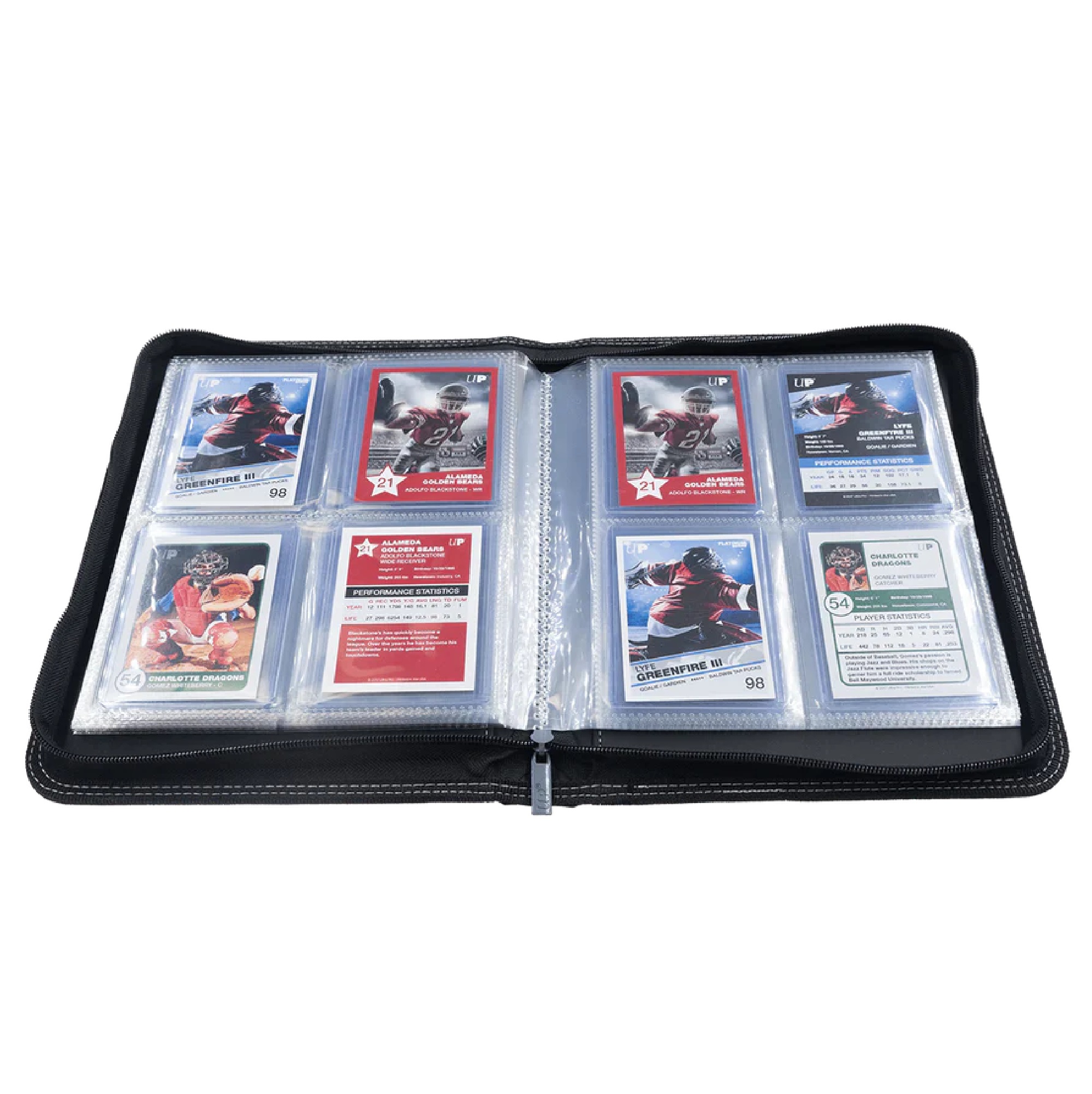 Ultra Pro - 4-Pocket Zippered Toploader Premium Binder