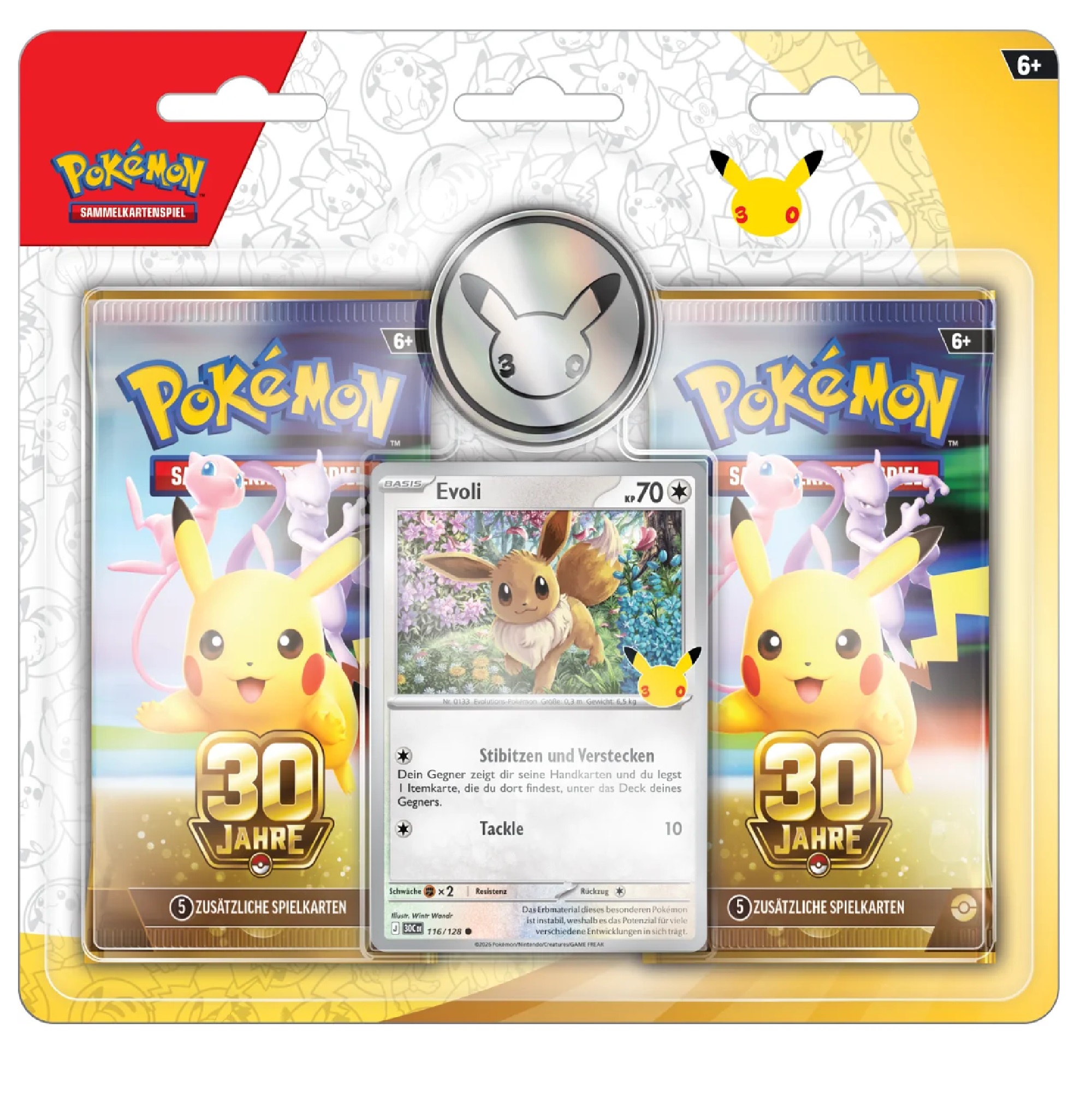 Pokemon 30 Jahre 2-Pack Blister - Evoli (deutsch)