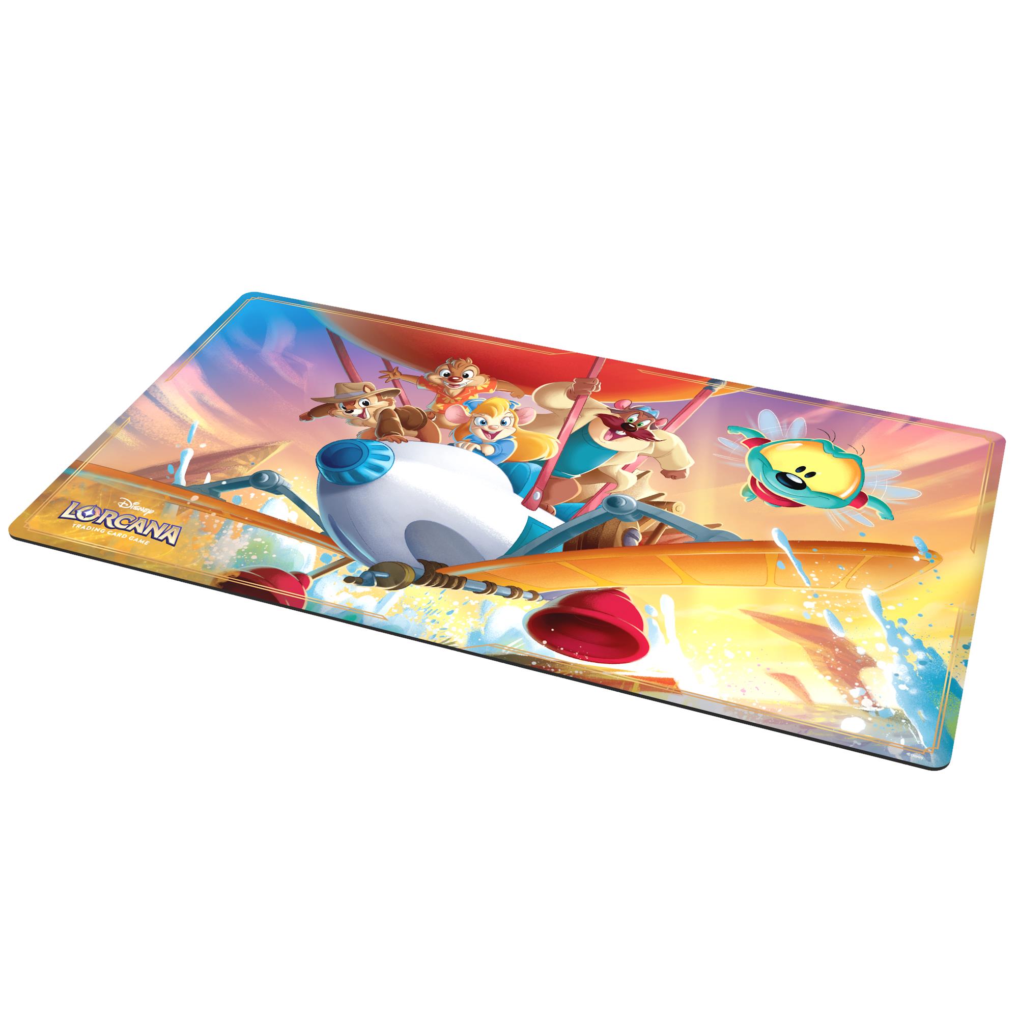 Disney Lorcana Spielmatte Rettungstruppe! Auf Geht's!