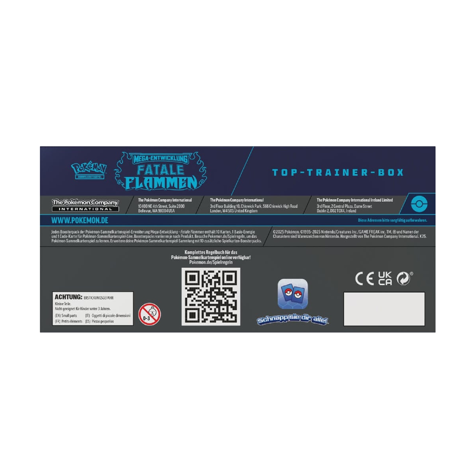 Pokemon - Mega Entwicklung Fatale Flammen - Top Trainer Box (Deutsch)
