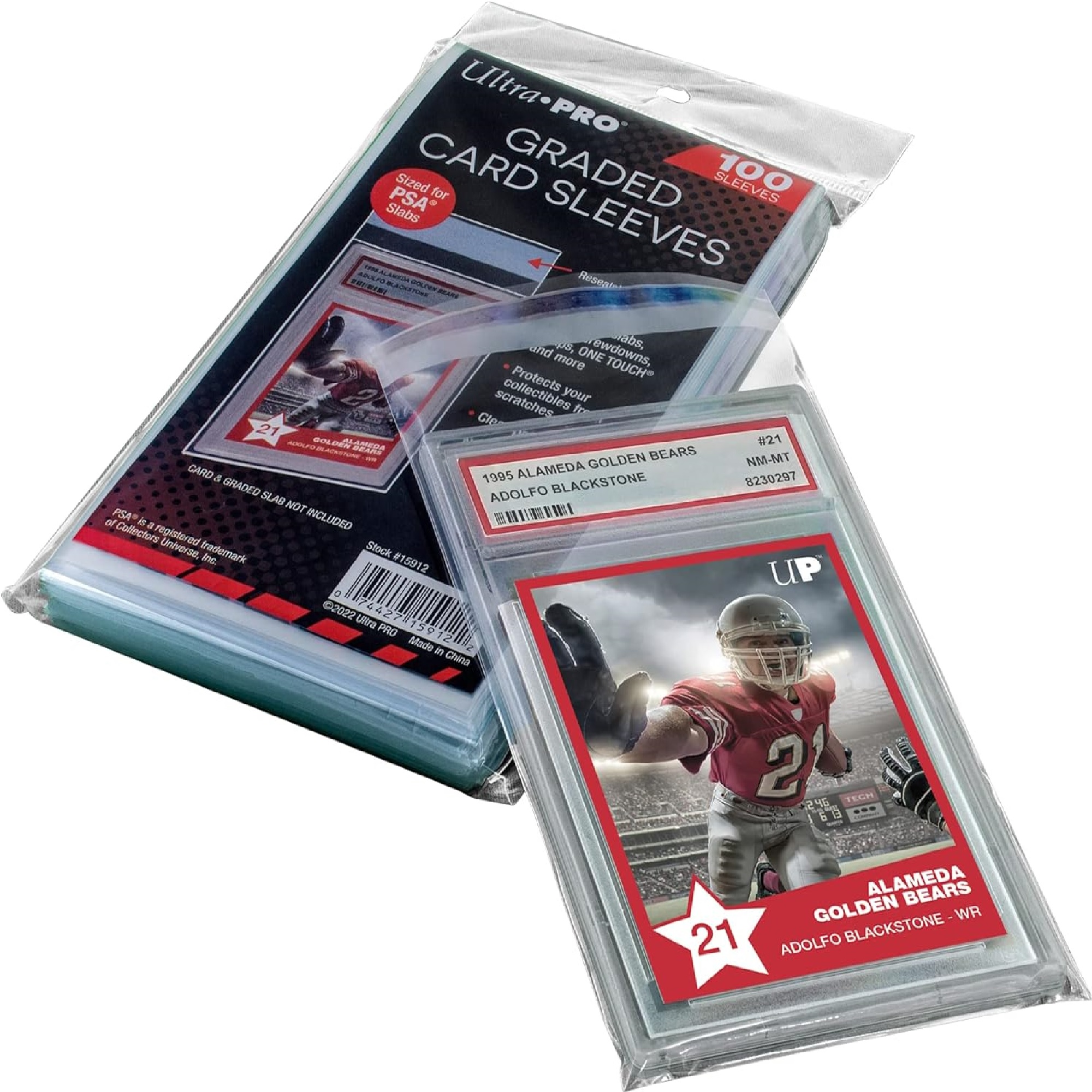 Ultra Pro PSA Graded Card Slab Reseable Sleeves - 100 Stk