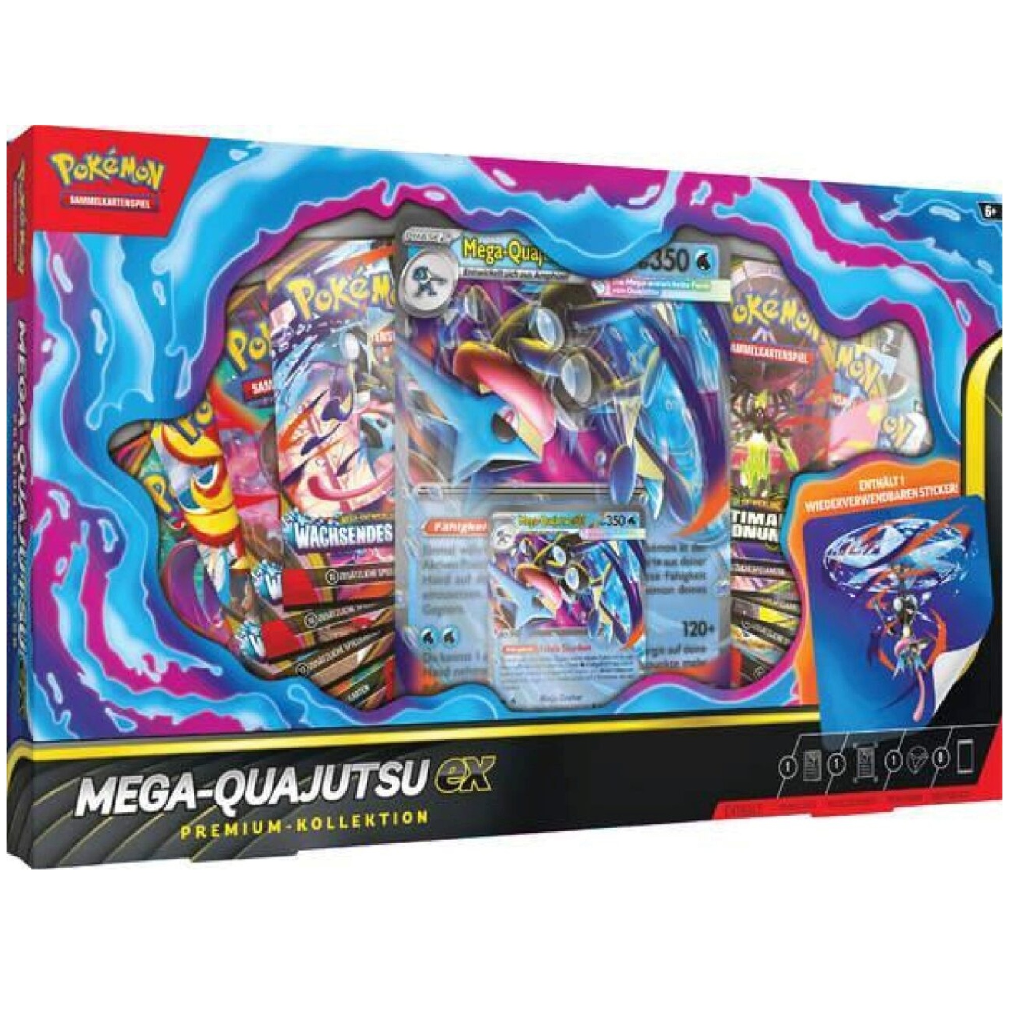 Pokemon Premium-Kollektion Mega-Quajutsu-ex