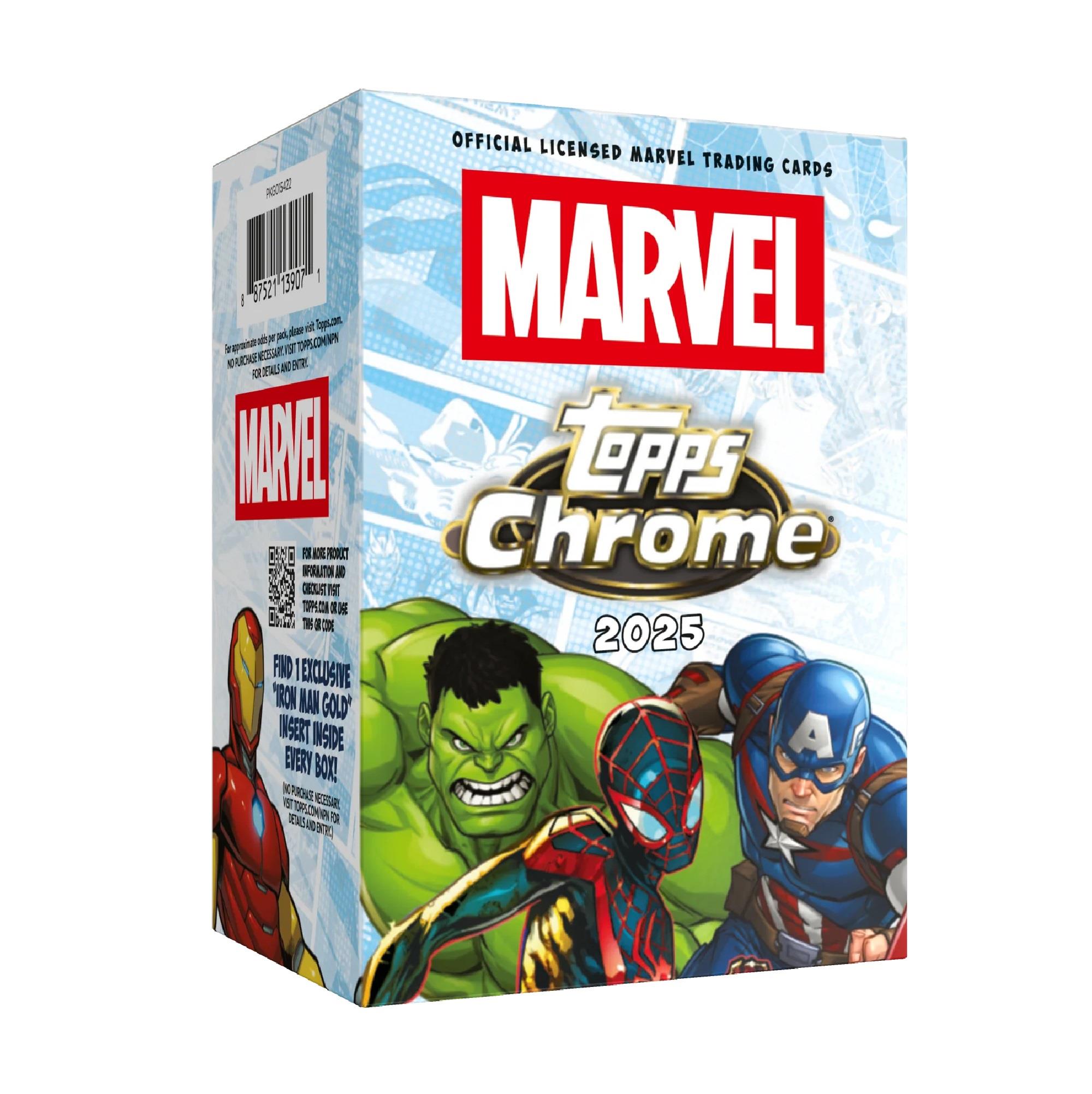 Topps 2025 Marvel Comics Chrome Value Box