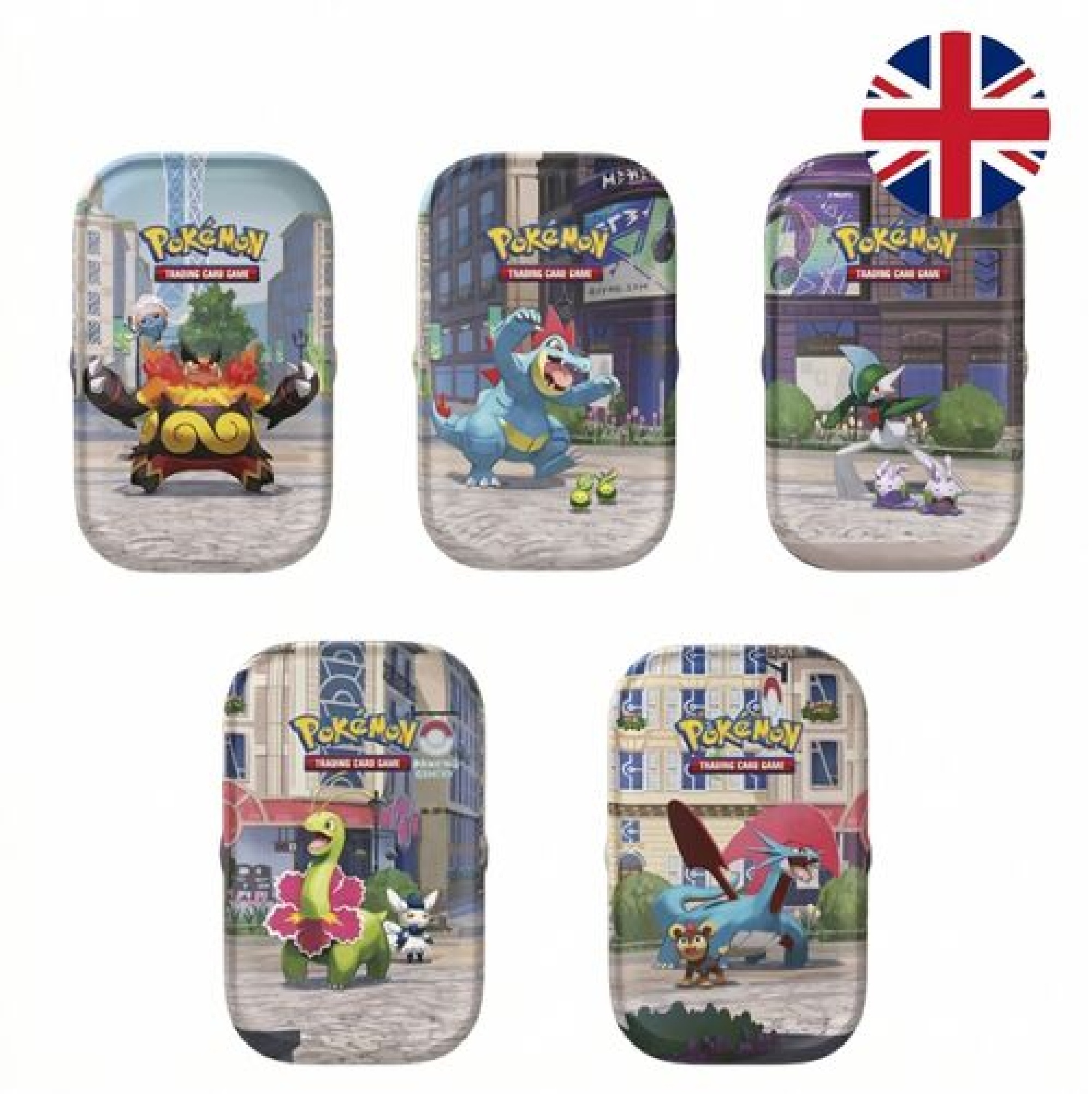 Pokemon - Summer - ex mini tin Display (Englisch)