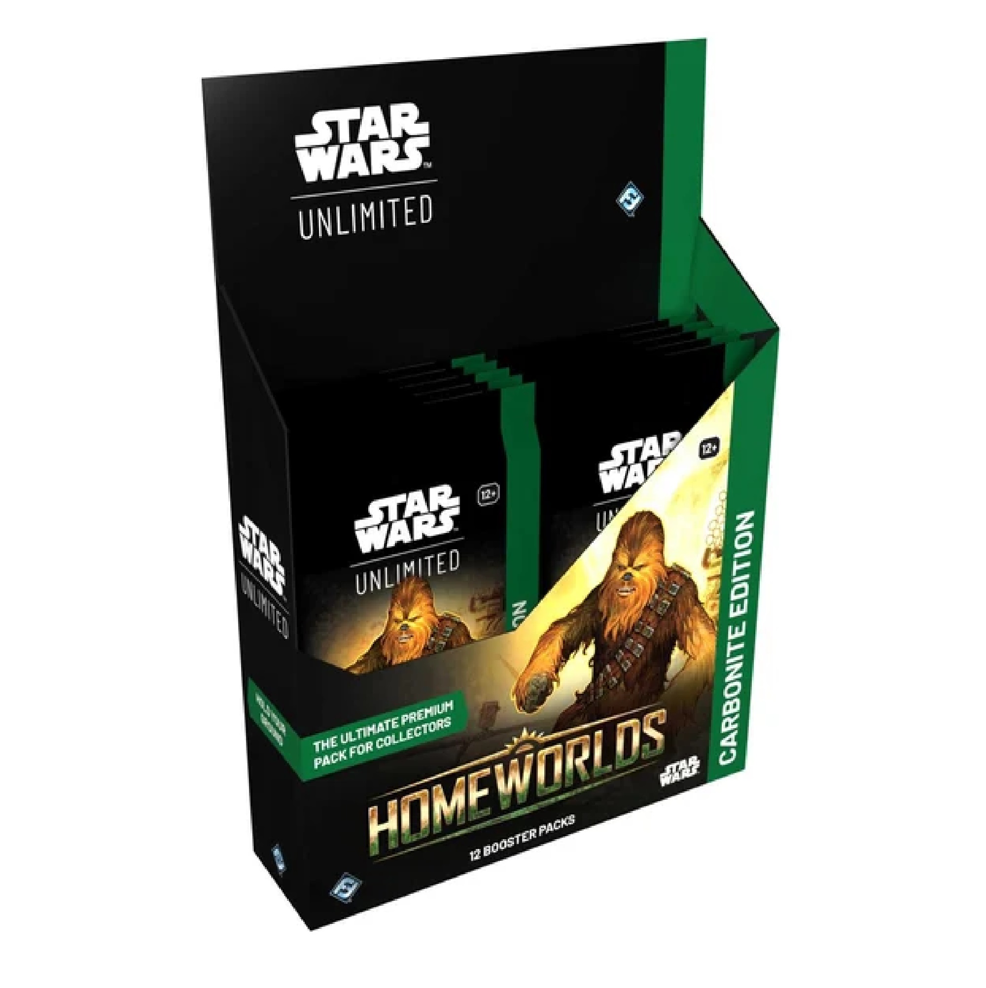 Star Wars Unlimited - Homeworlds Carbonite Booster Display (Englisch)