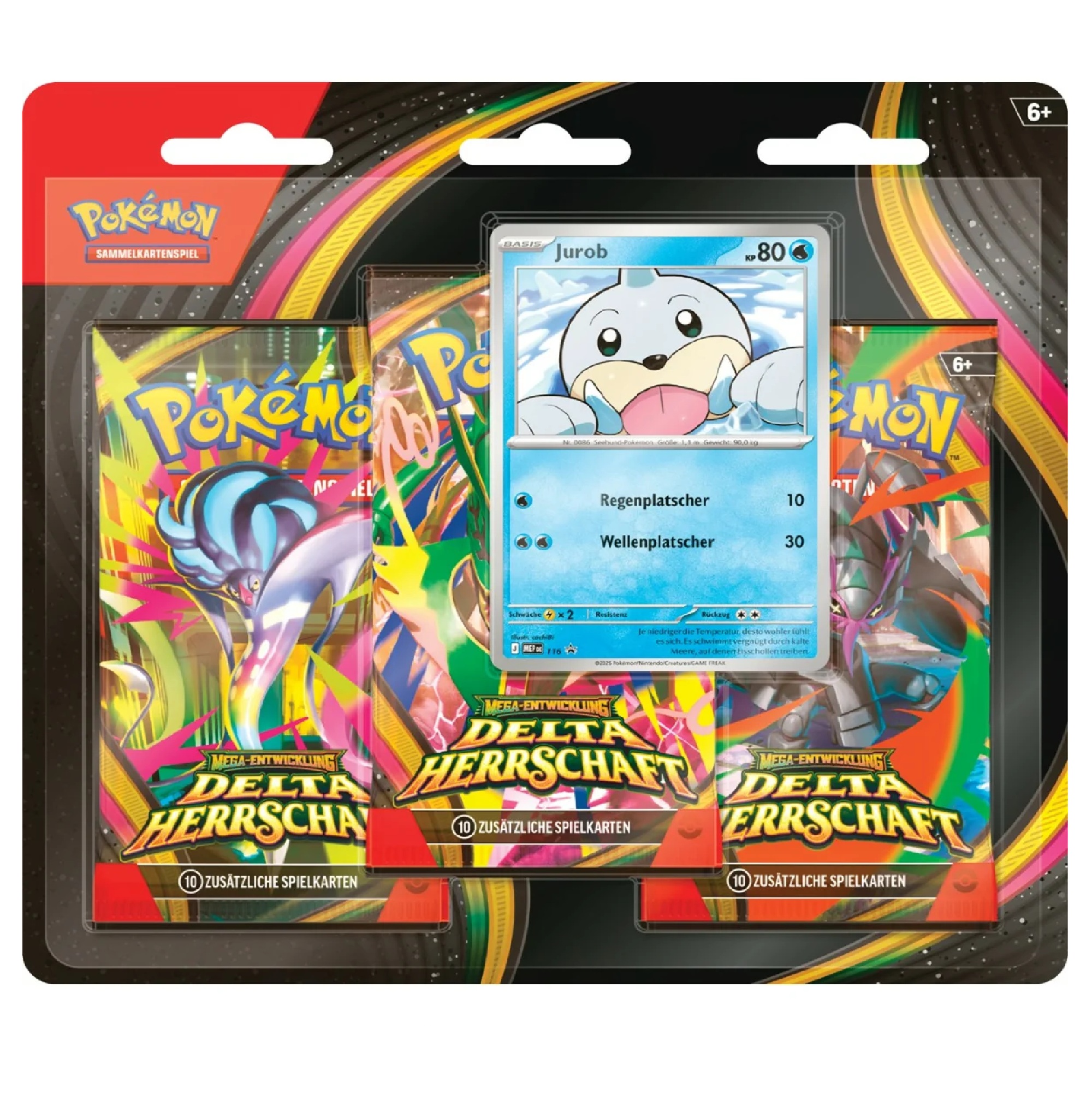 Pokemon ME06 Delta Herrschaft 3er Blister(Deutsch)