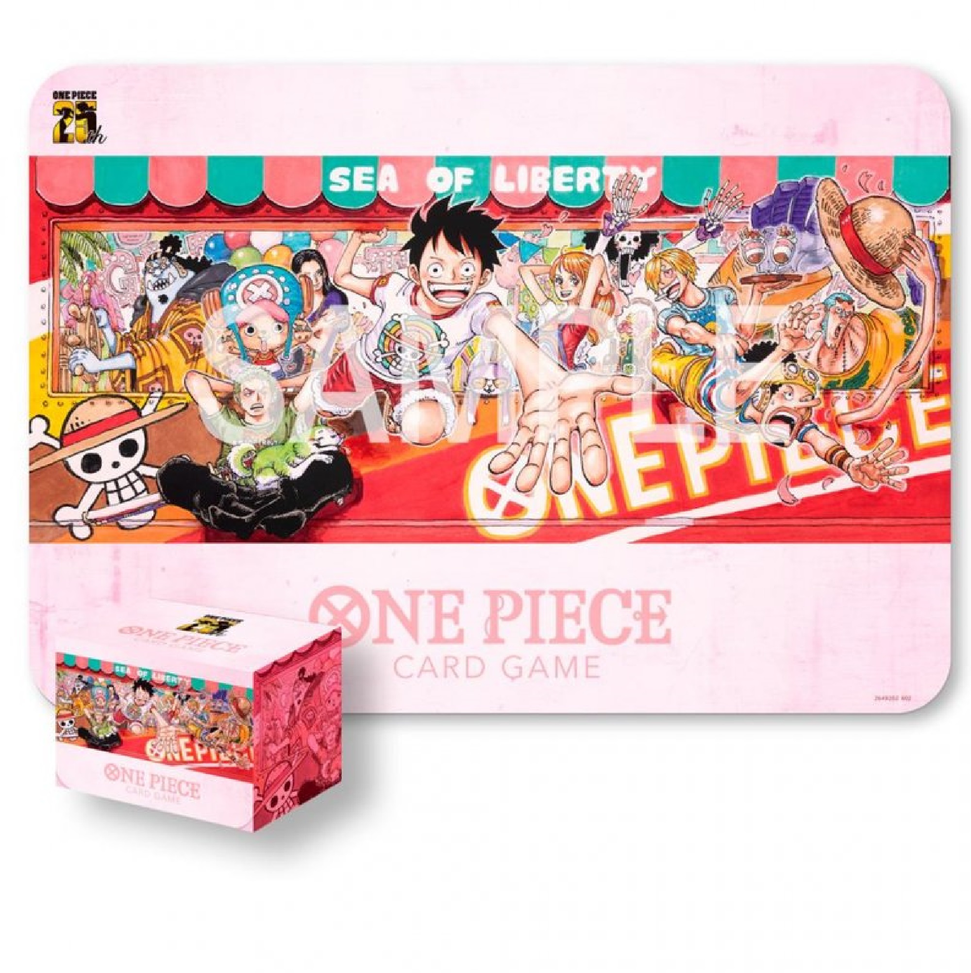 One Piece Playmat & Card Case Set 25th Edition