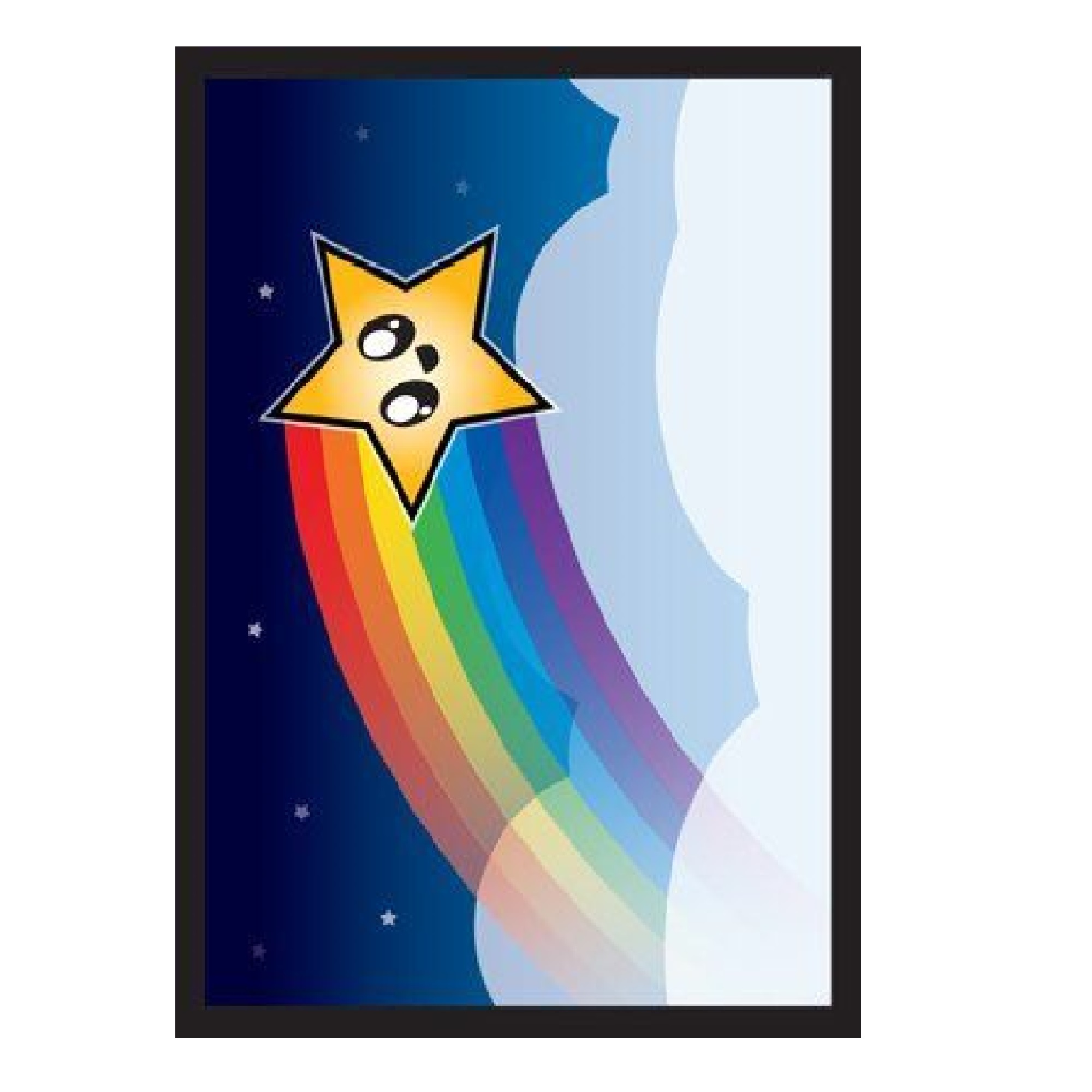 Yu-Gi-Oh Sleeves - Double Matte Rainbow Star (60 Sleeves)