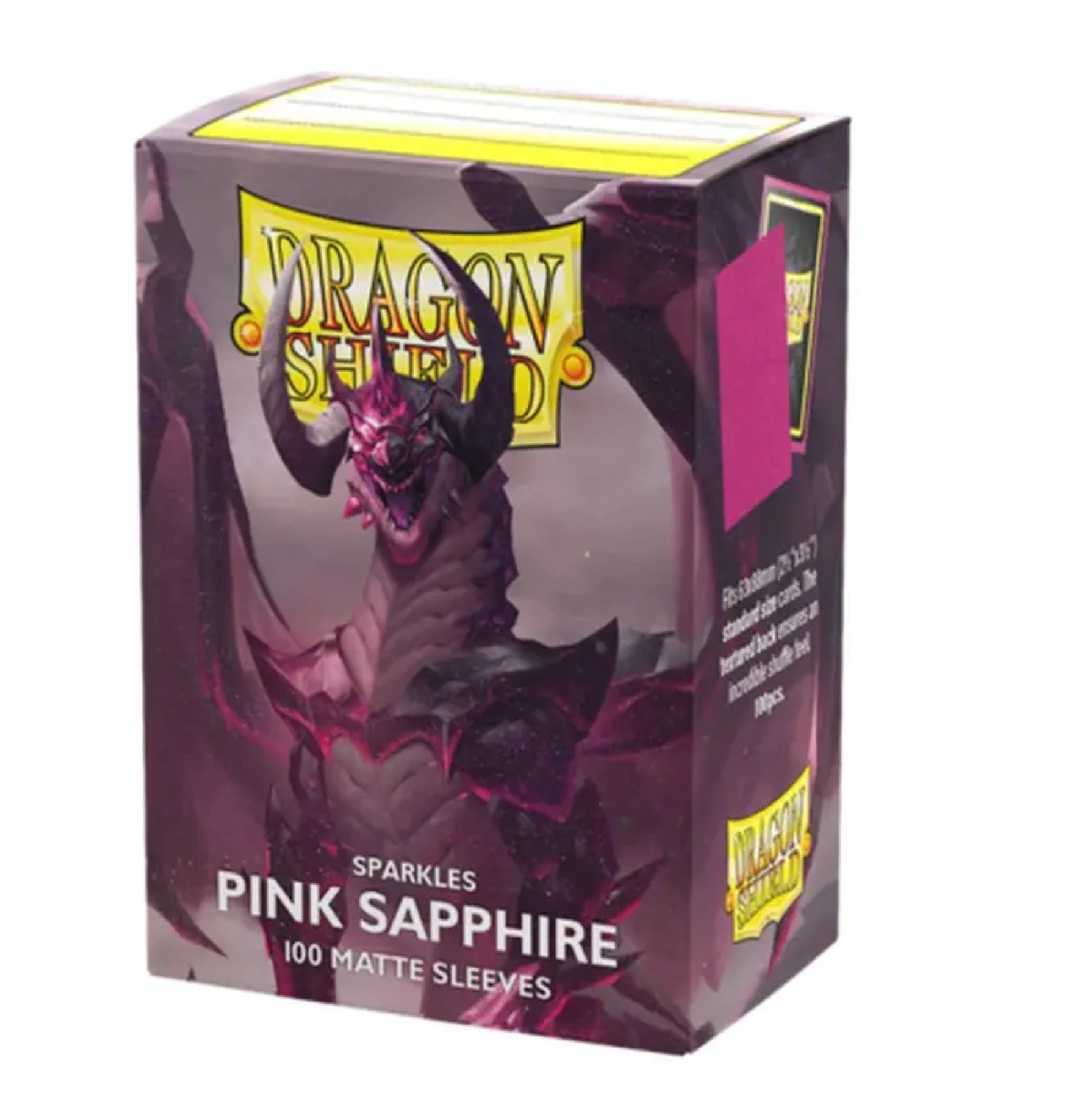 Dragon Shield Pink Saphire  Sleeves Standard Size (100)