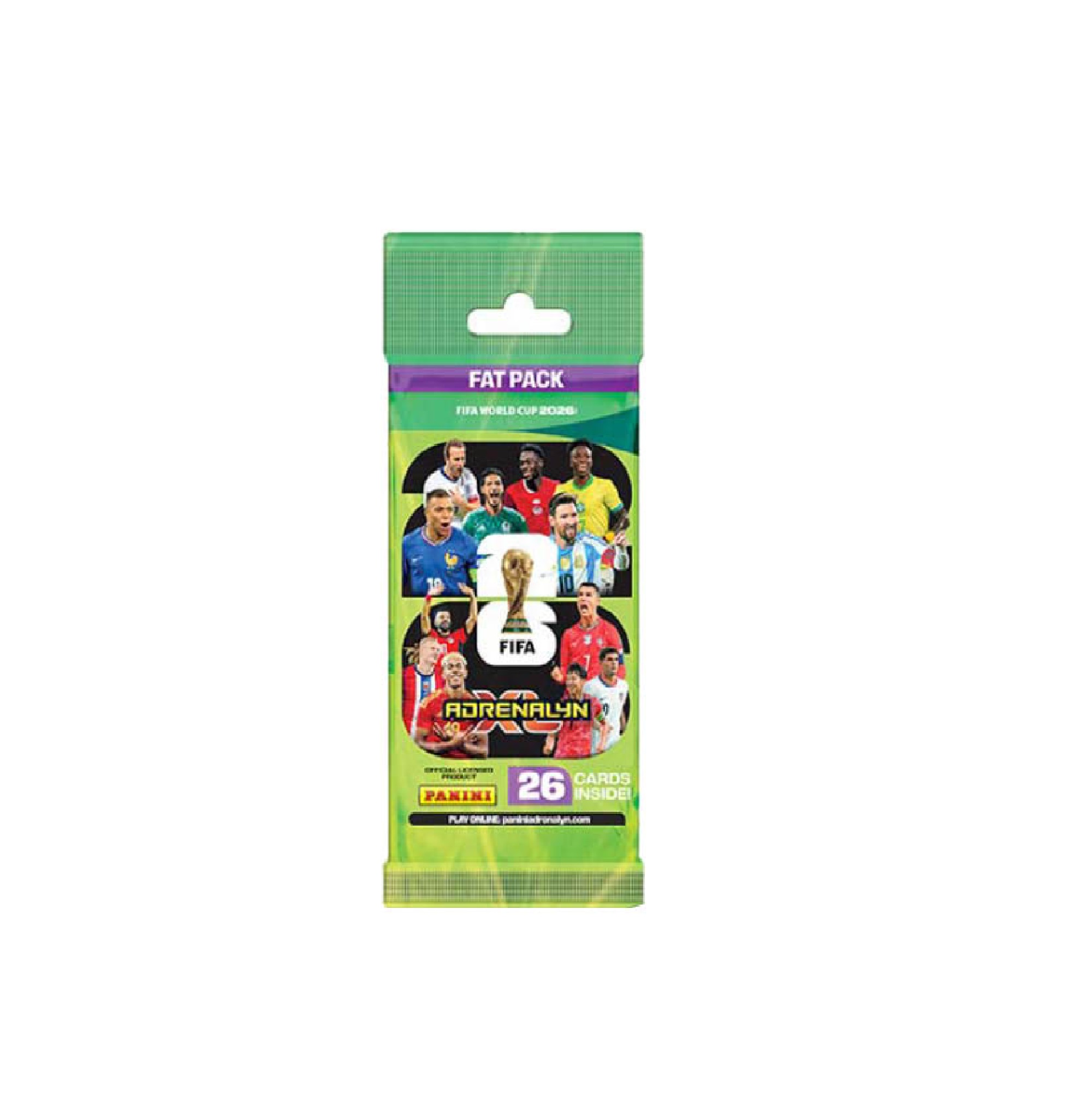 2026 FIFA World Cup Adrenalyn XL Fat Pack Display
