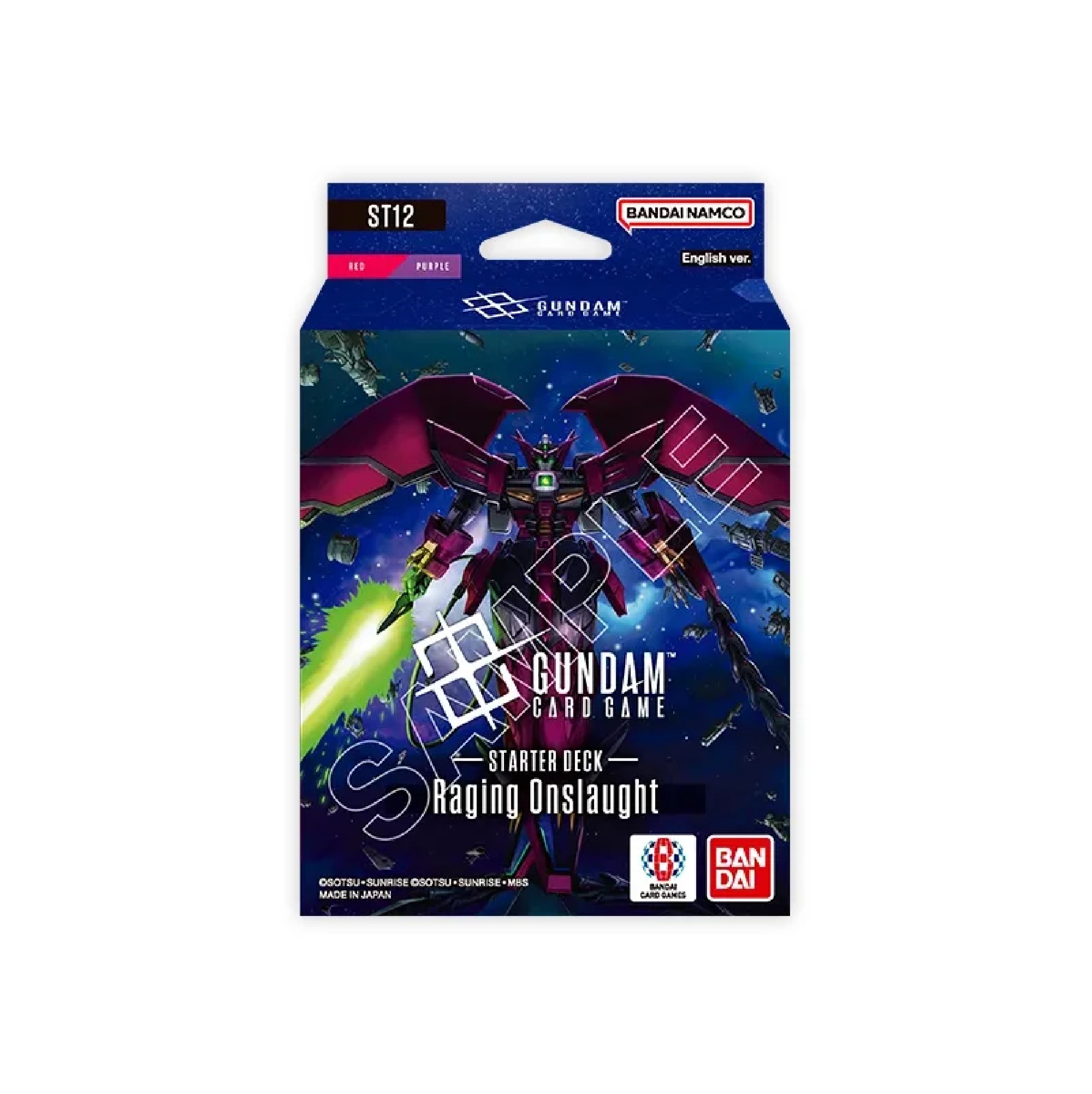 Gundam - ST12 - Raging Onslaught (Englisch)