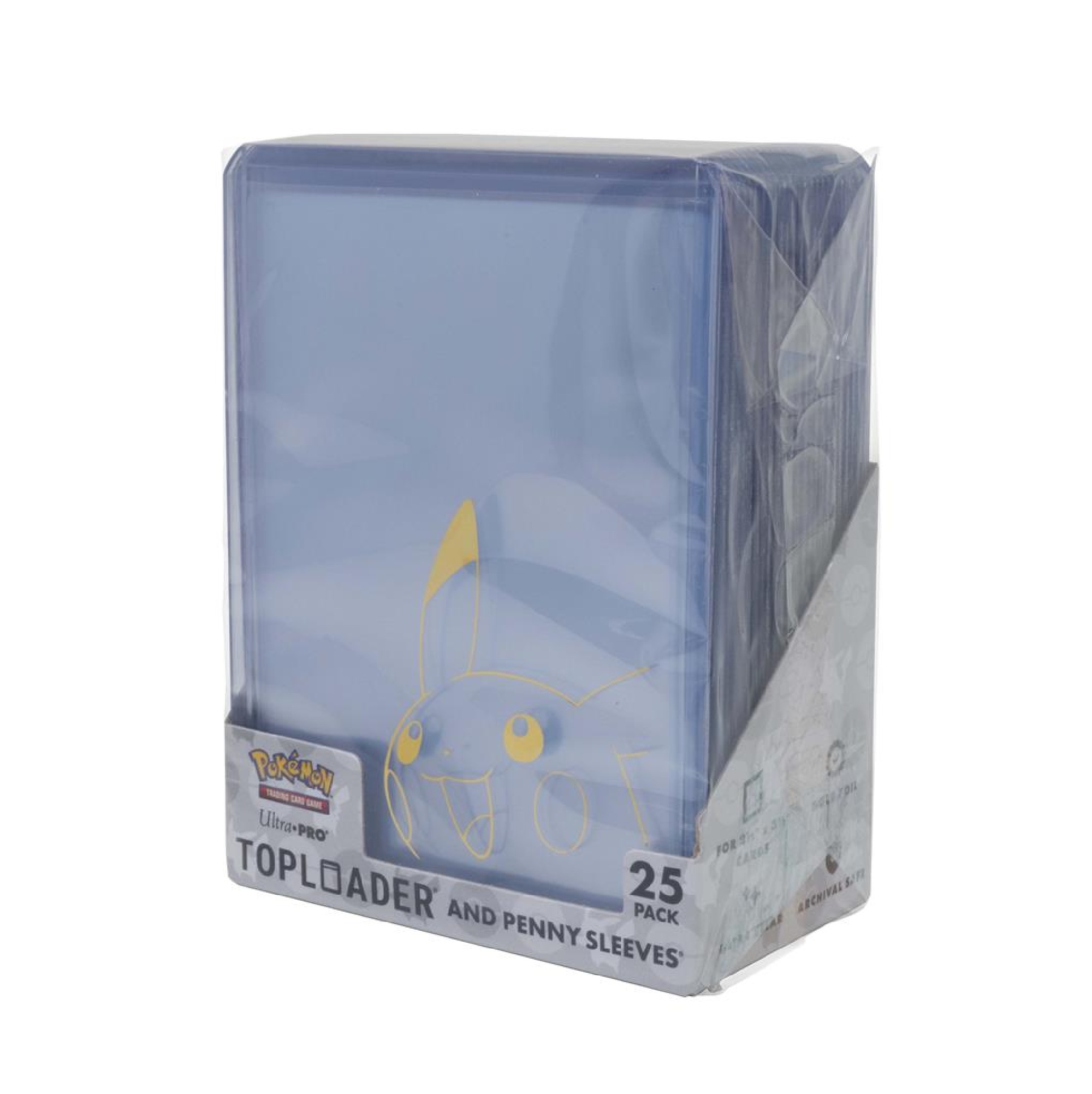 Ultra Pro - Pokemon Pikachu Toploader & Penny Sleeves Set