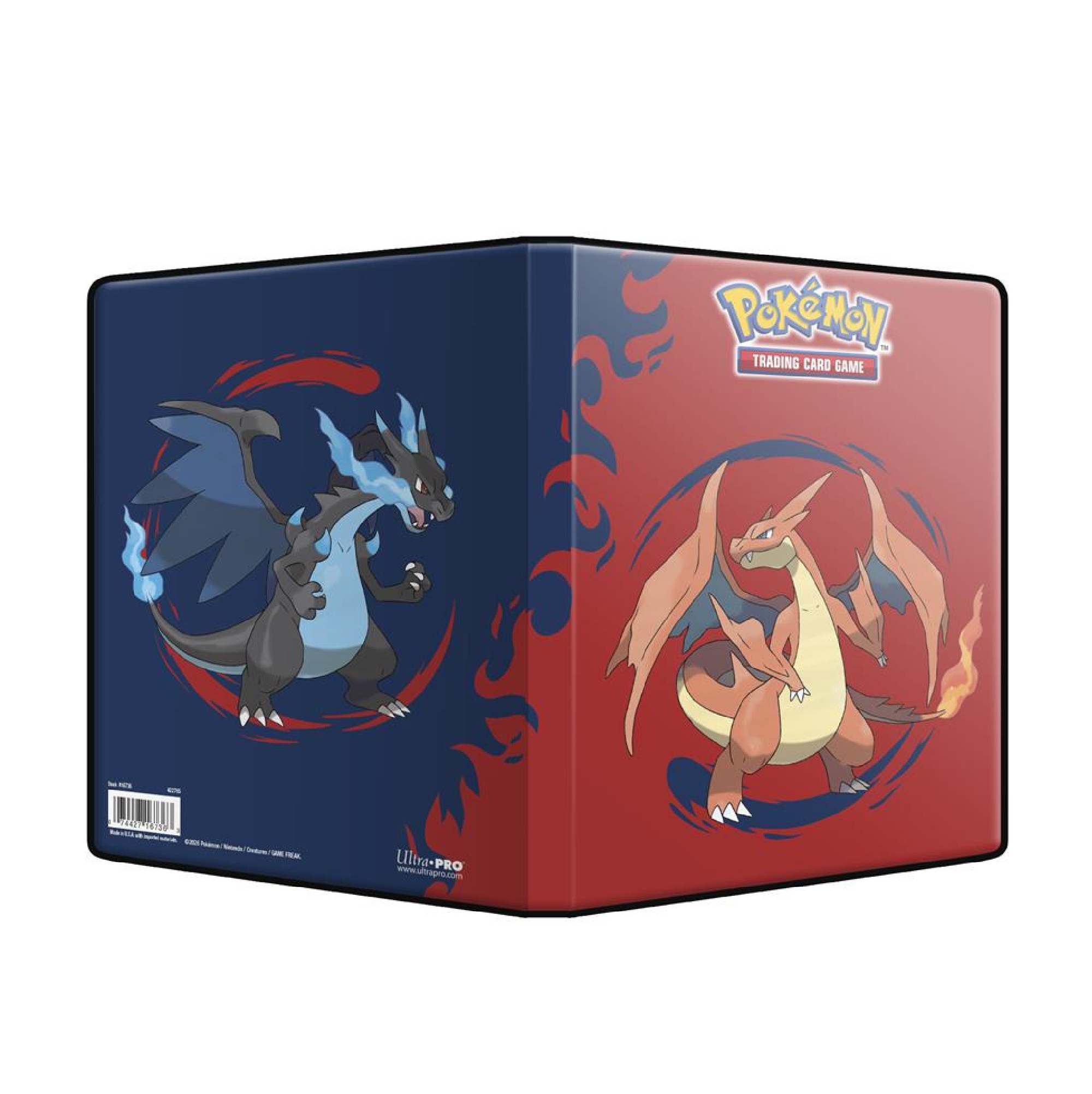 Ultra Pro - Mega Charizard X and Mega Charizard Y 4-Pocket Portfolio für das Pokemon TCG - A5