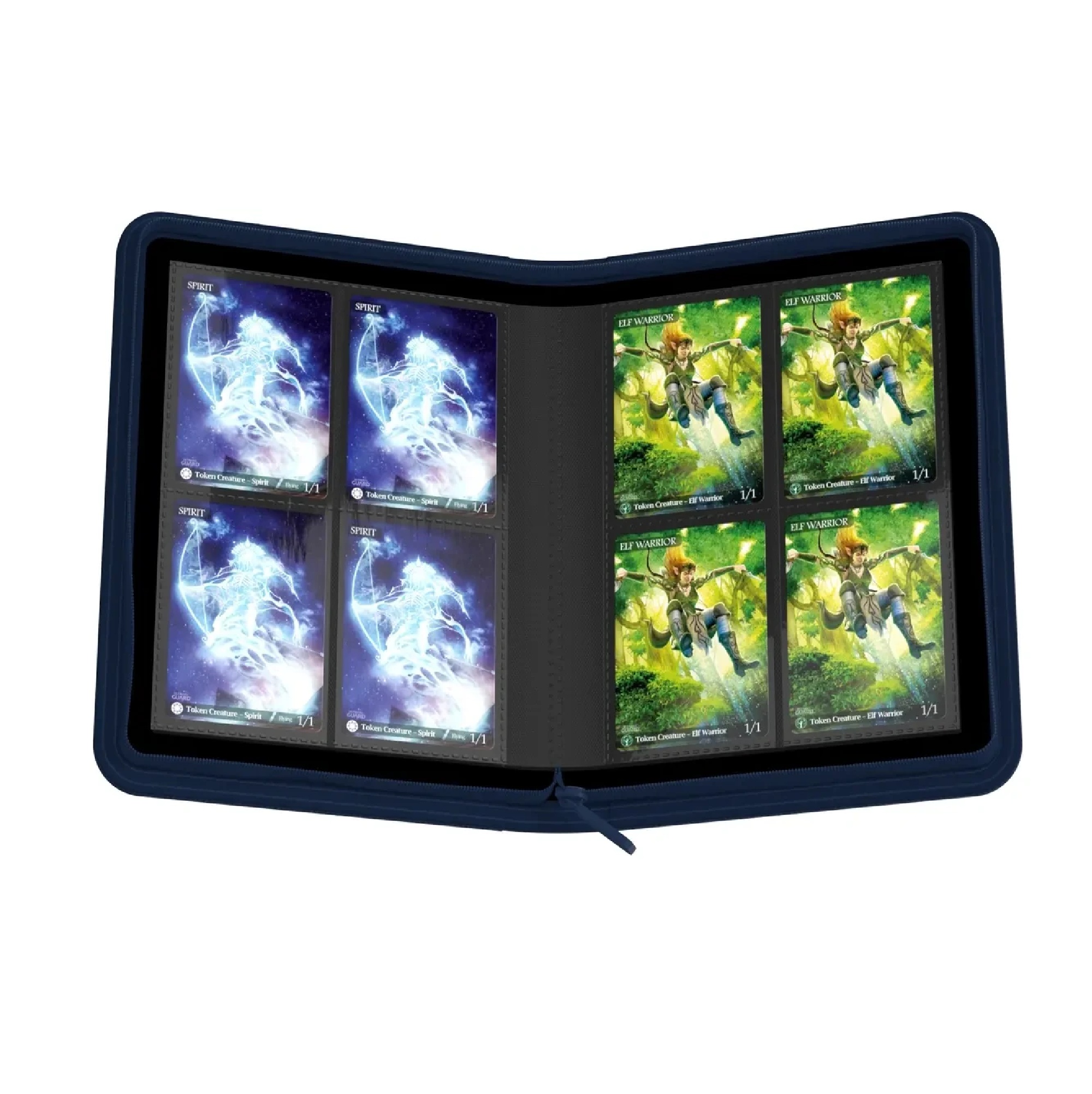 Ultimate Guard - Zipfolio 160 8-Pocket Xenoskin - Dark Blue