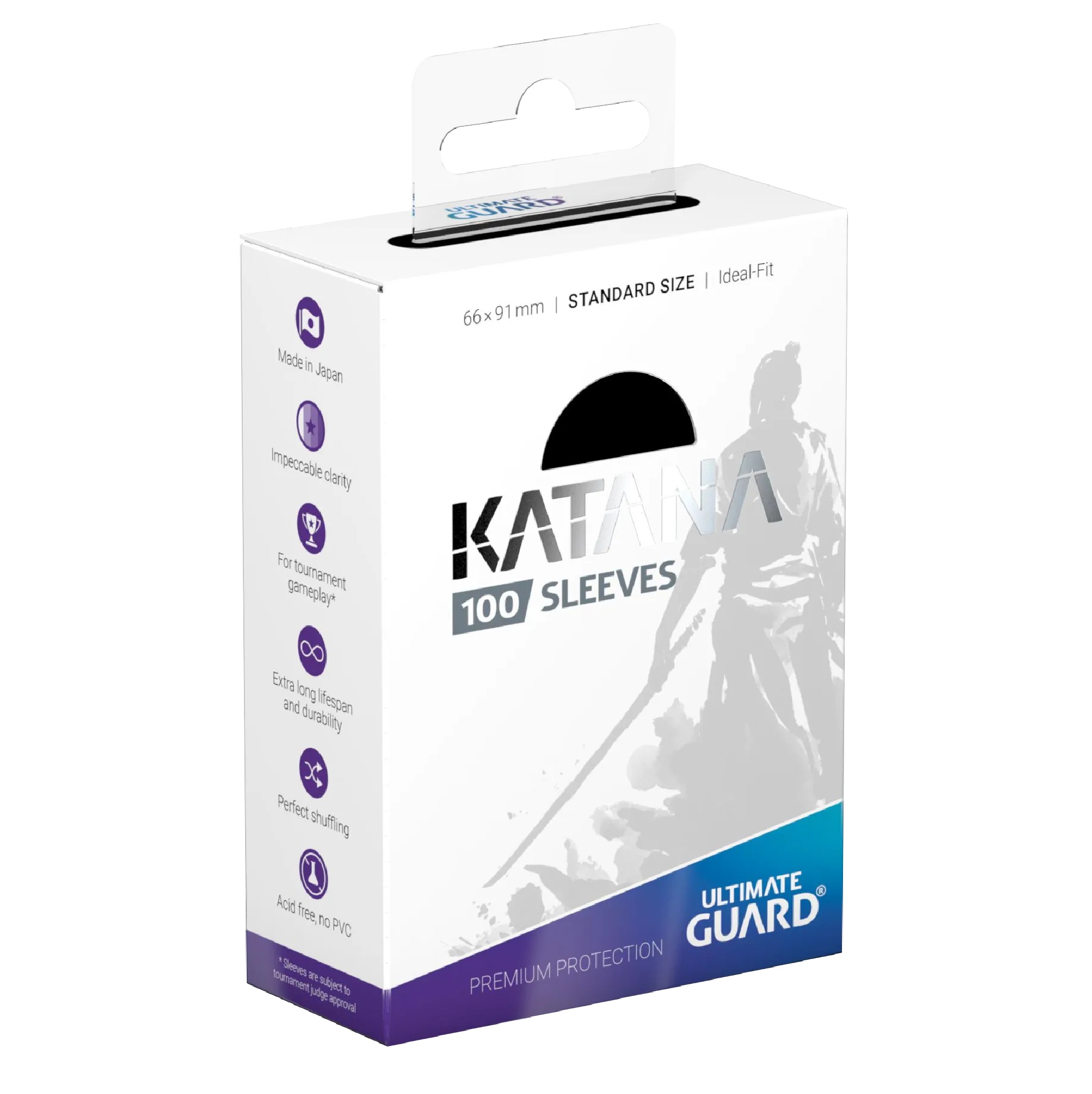 Ultimate Guard Katana Sleeves - Standard (Schwarz)
