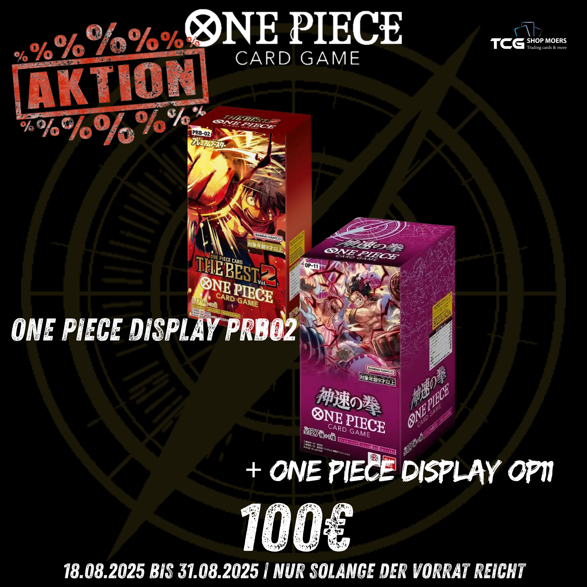 One Piece 1 x prb02 und 1 Display OP11 in japanisch