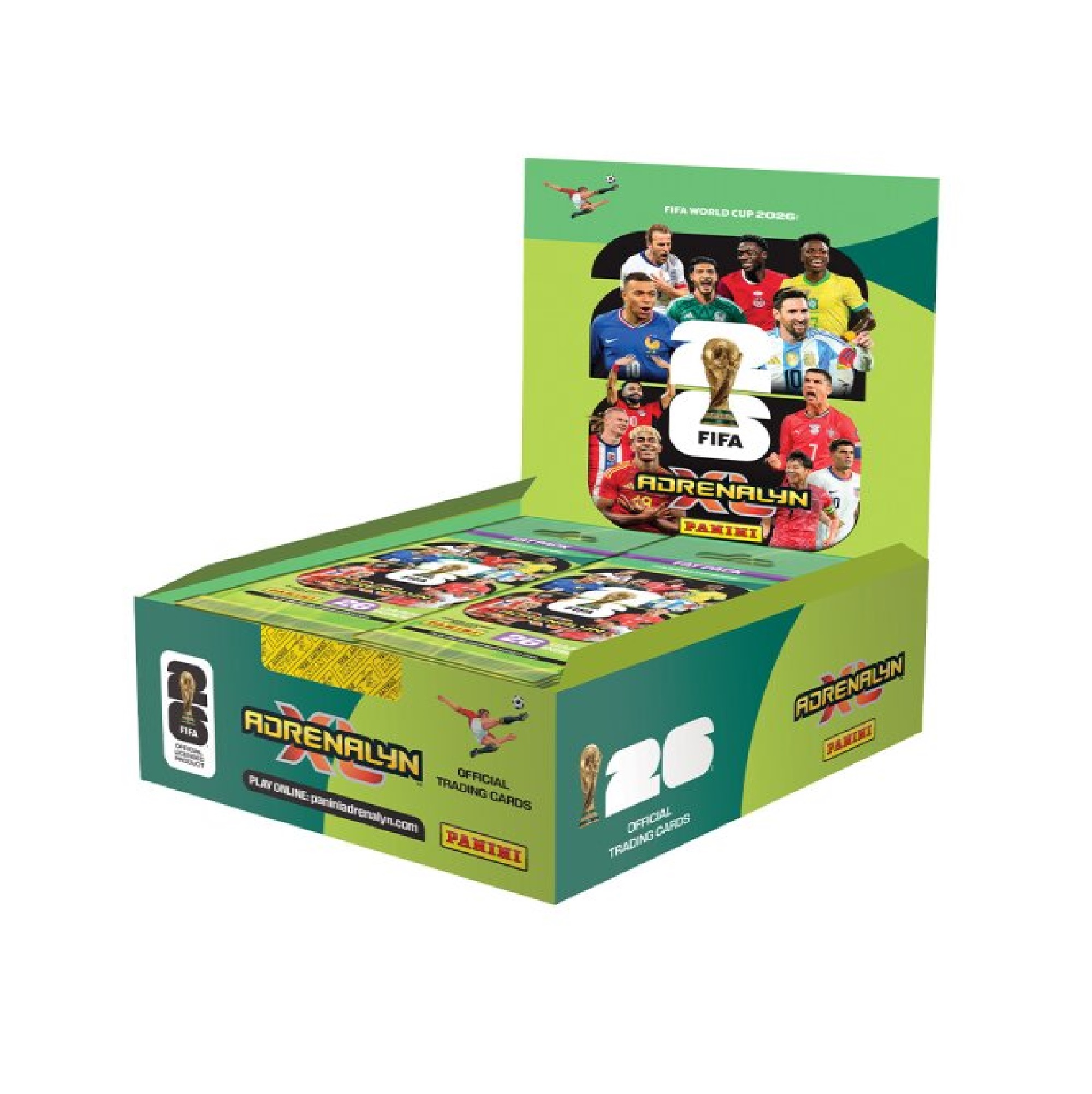 2026 FIFA World Cup Adrenalyn XL Fat Pack Display