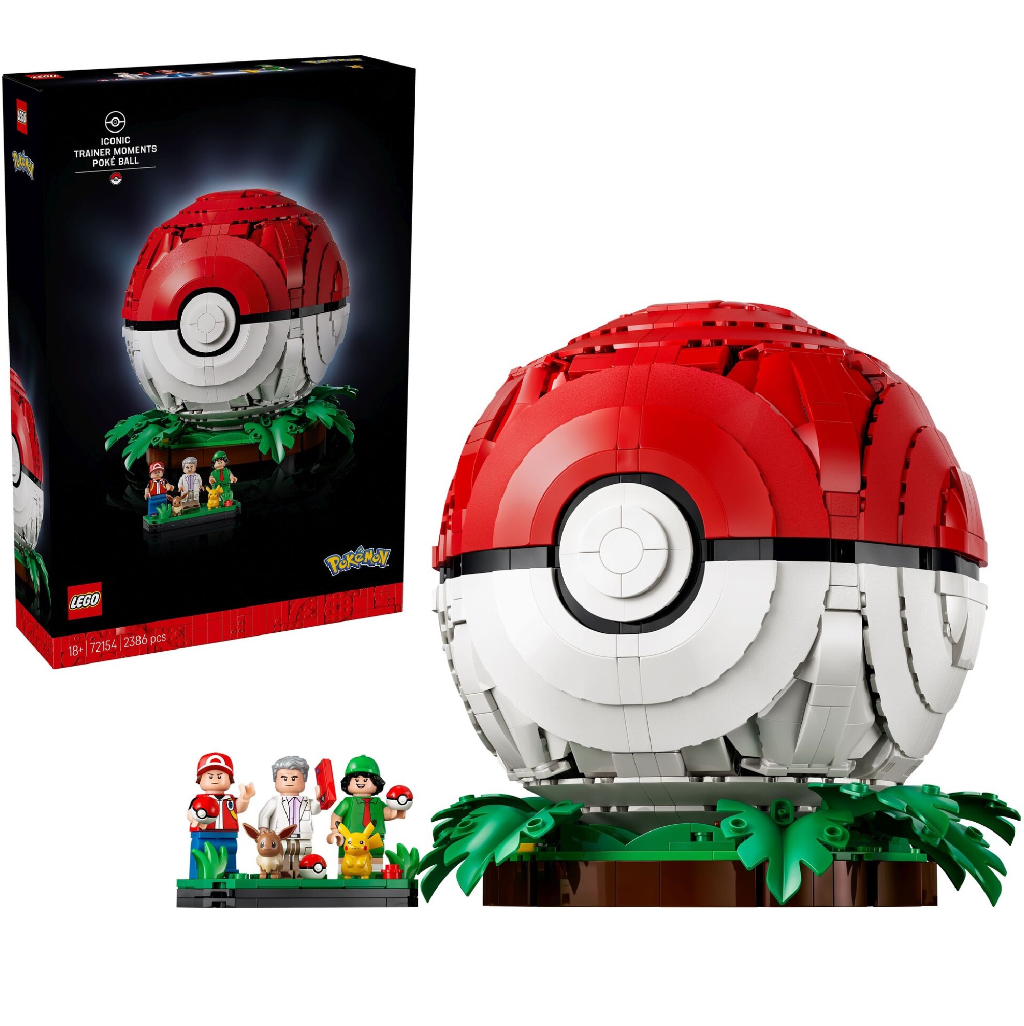LEGO Pokemon 72154 Pokéball mit Beeindruckenden Trainermomenten