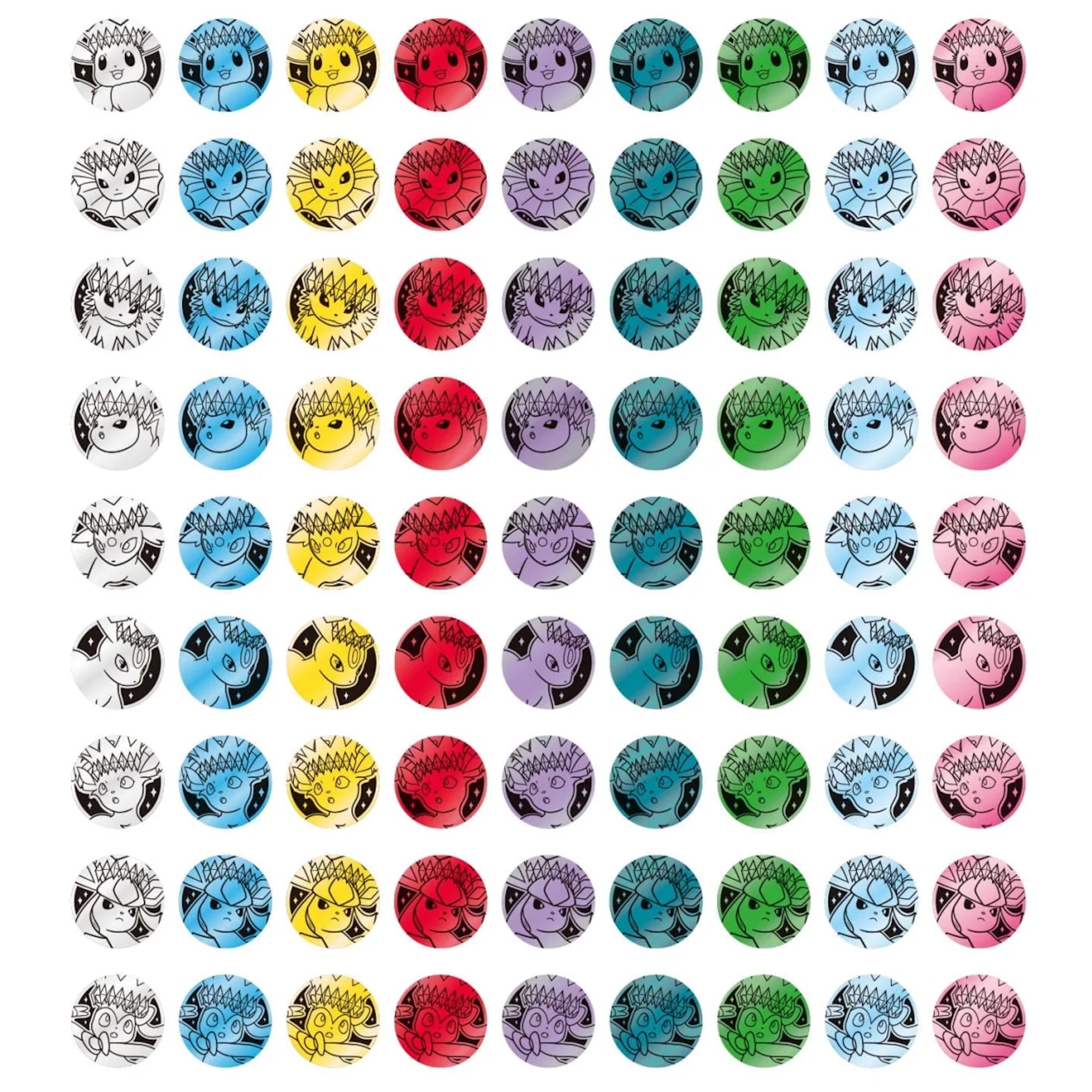 Pokemon Terastal Gathering Badge Set CSV9.5 Chinesisch