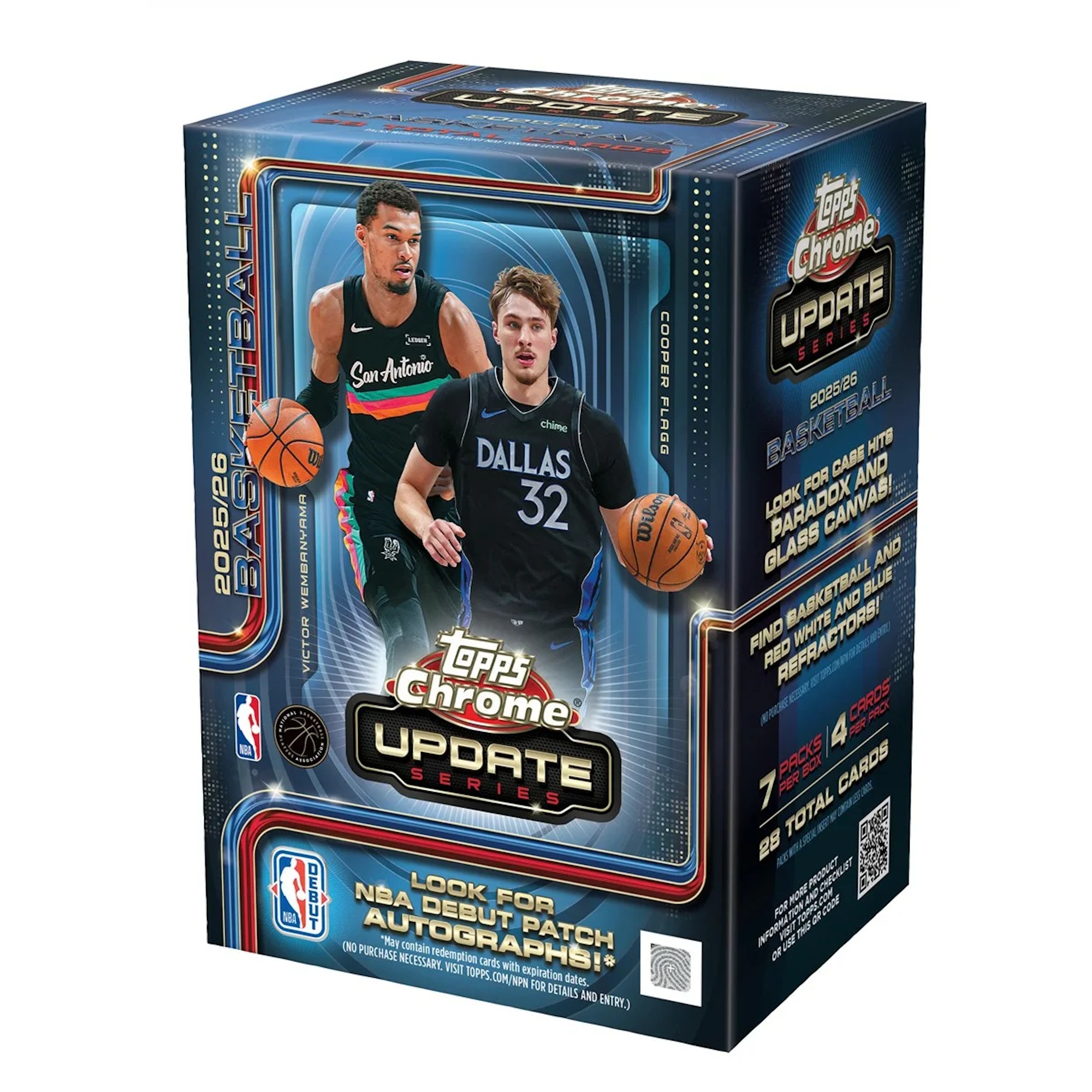 2025-26 Topps Chrome NBA Update Series Value Box
