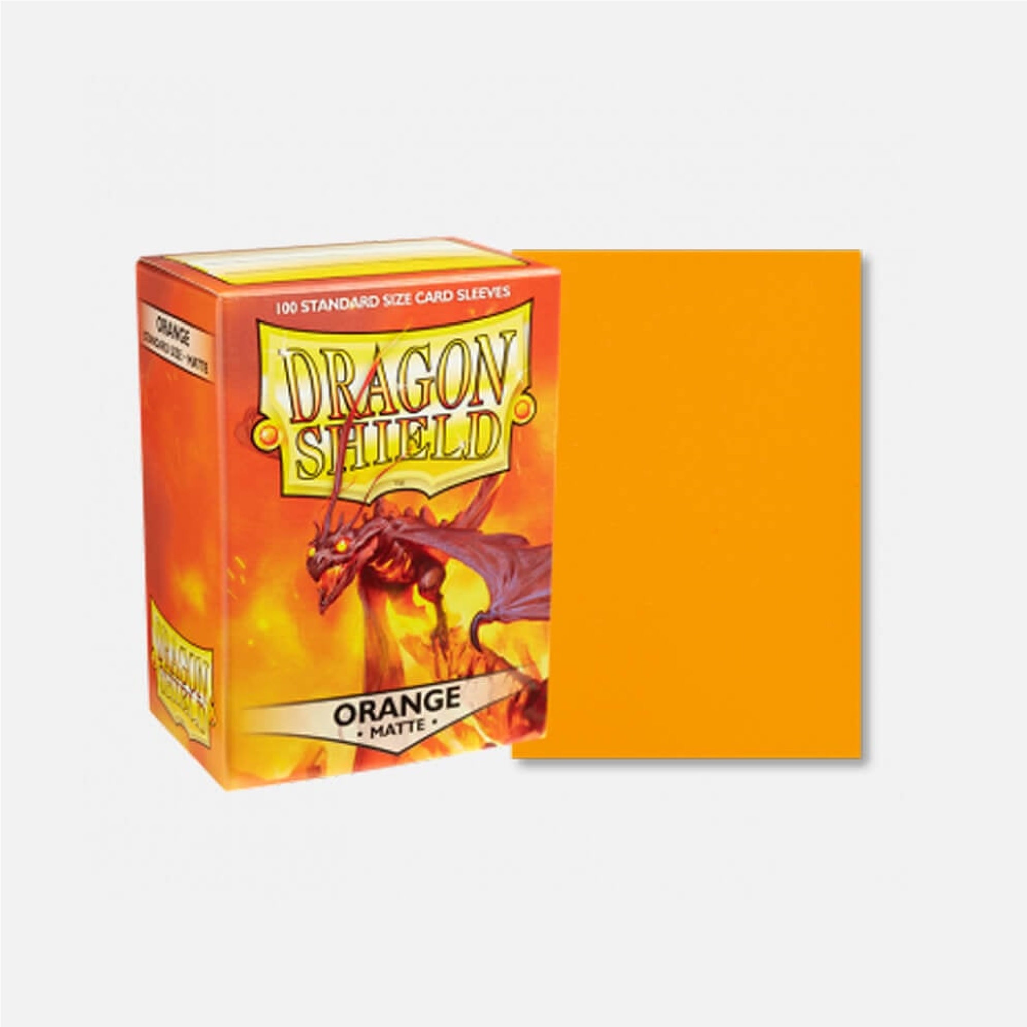 Dragon Shield Standard Sleeves - Matte Orange (100)